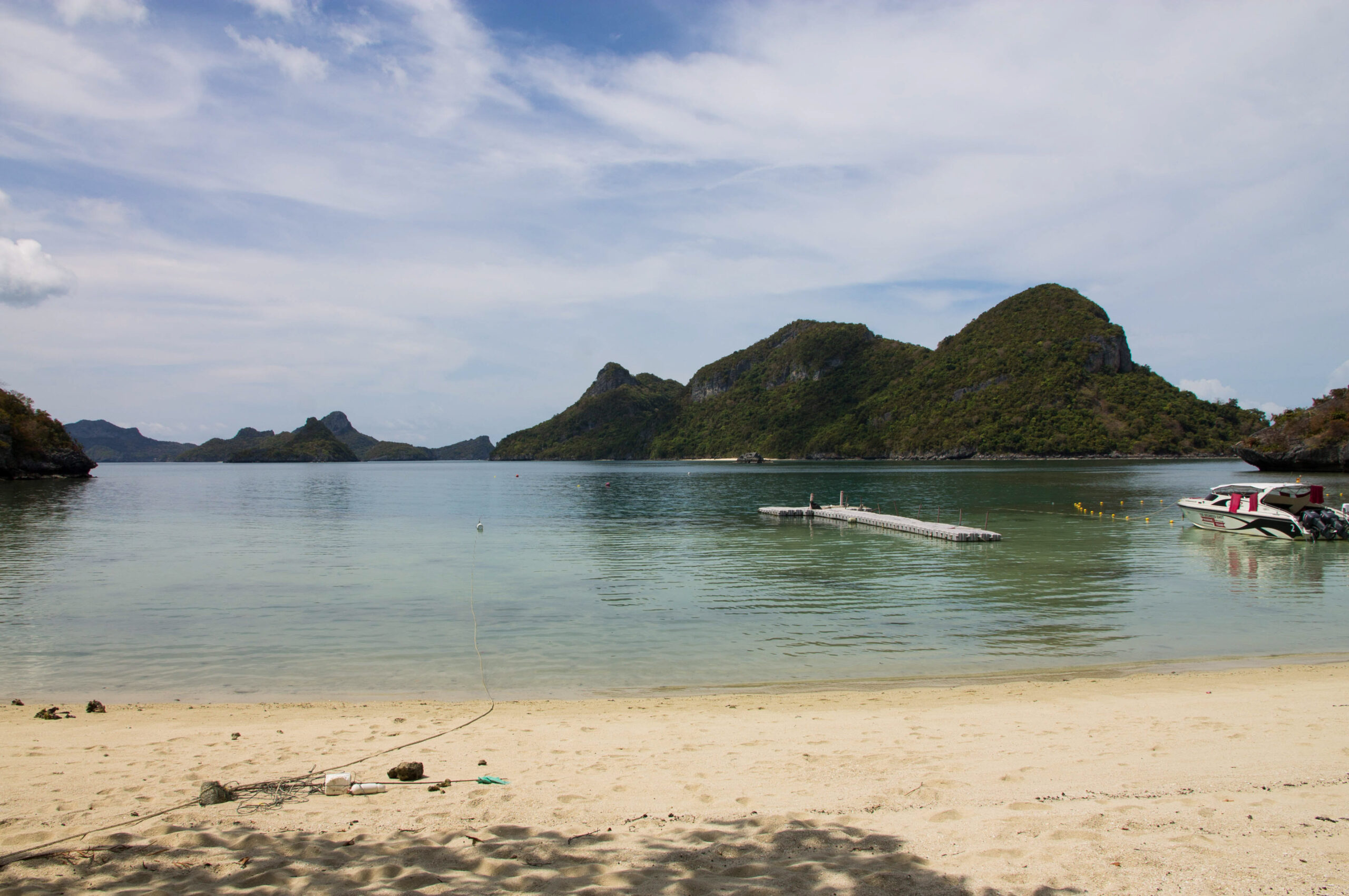 The beach where we launched our kayaks from