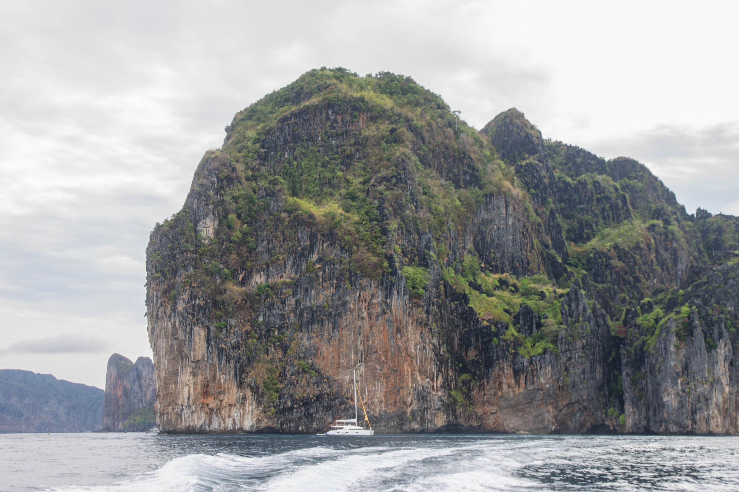 Views of Koh Phi Phi Leh from our boat