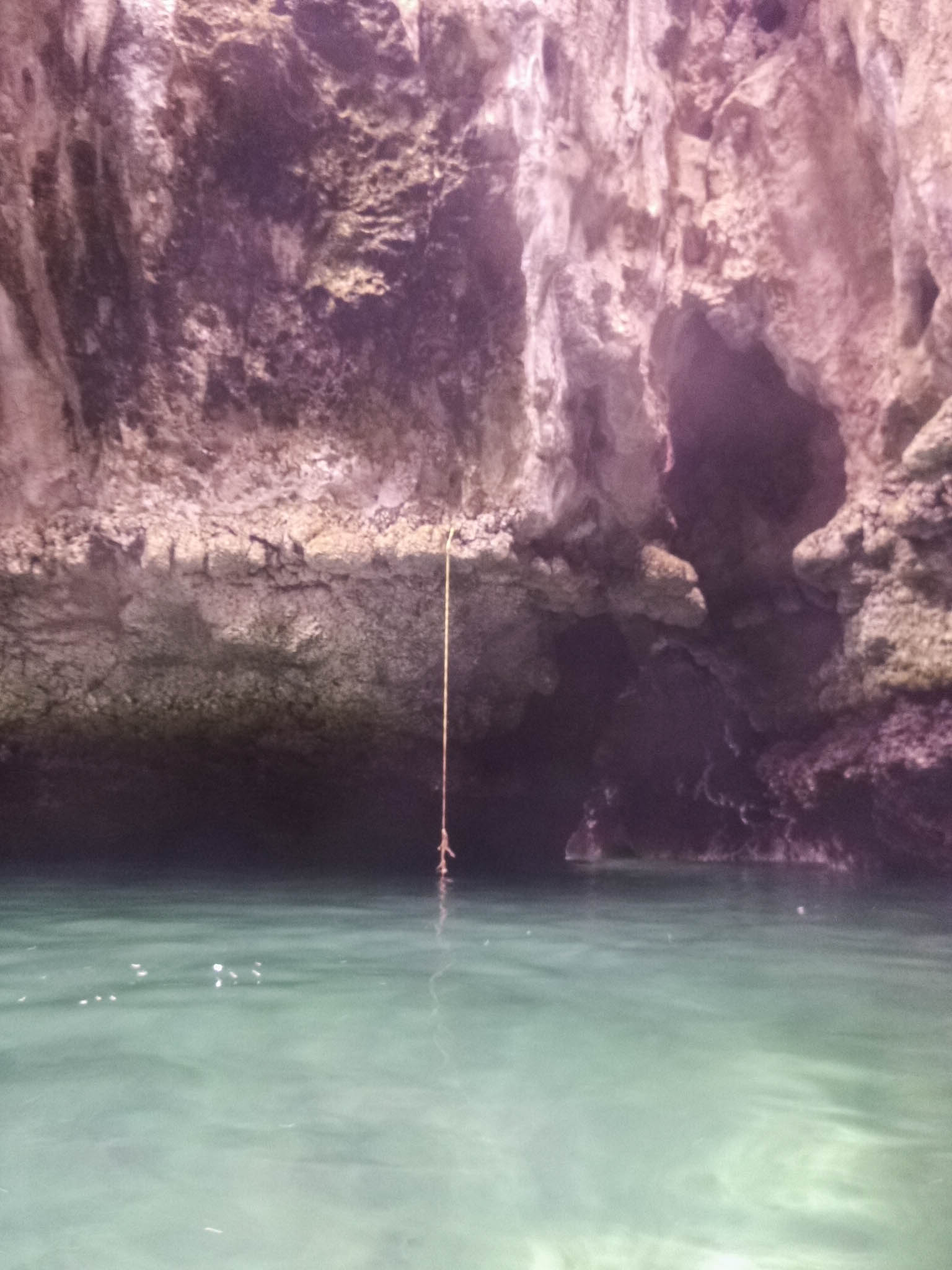 Cave snorkeling on Koh Wao
