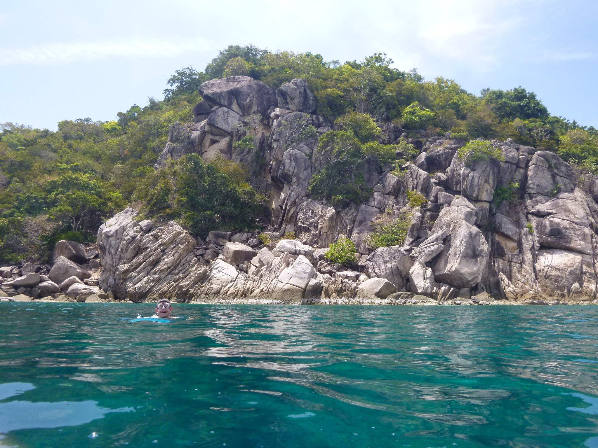 Snorkeling at Mango Bay on Koh Tao