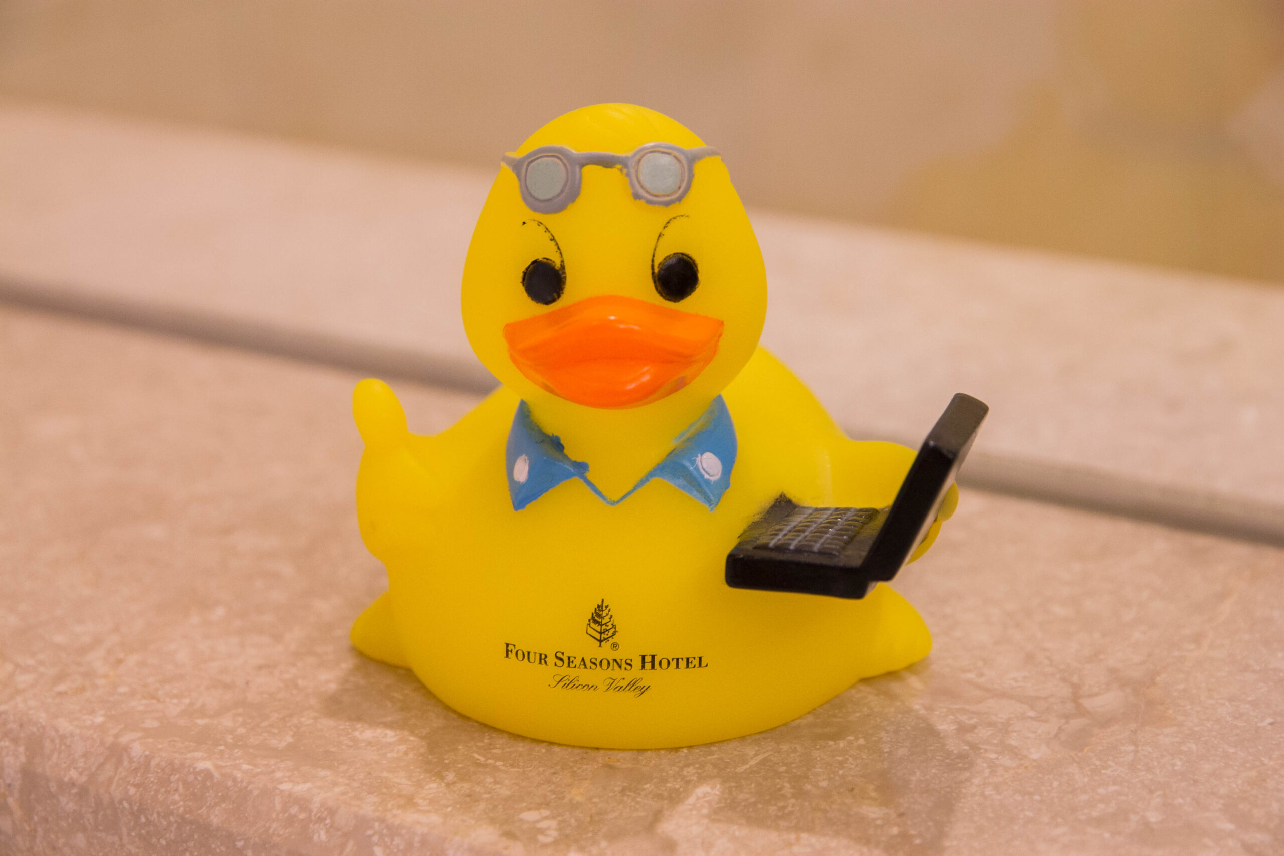 Four Seasons Silicon Valley rubber ducky