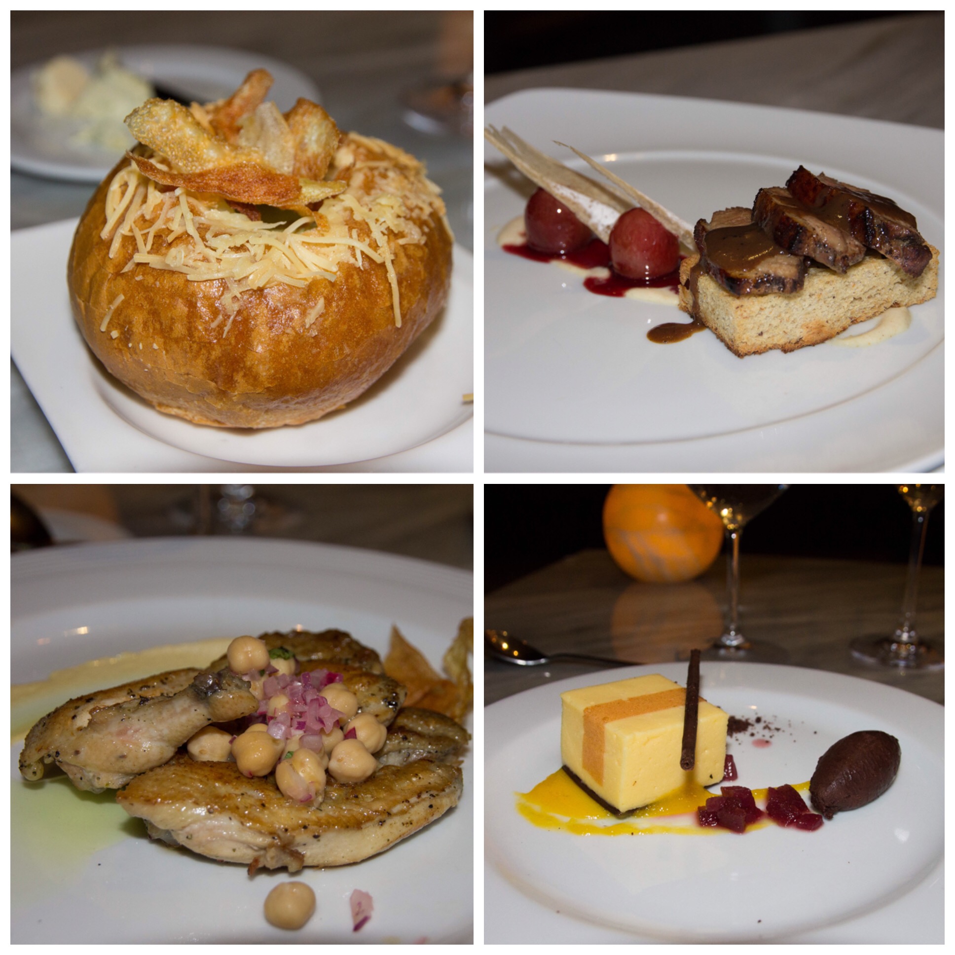 Food at MB Restaurant at Live Aqua Cancun