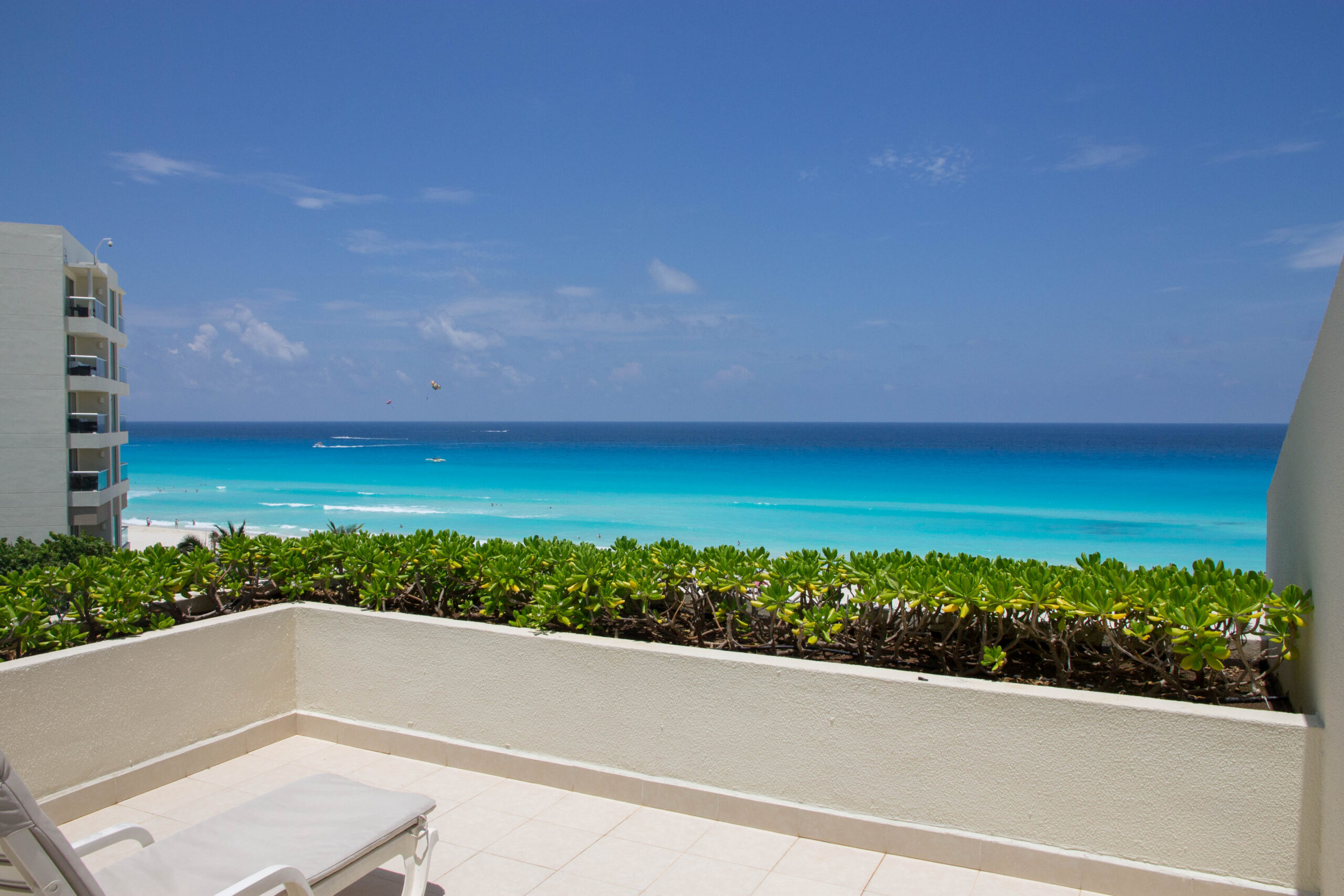 Room patio at Live Aqua Cancun