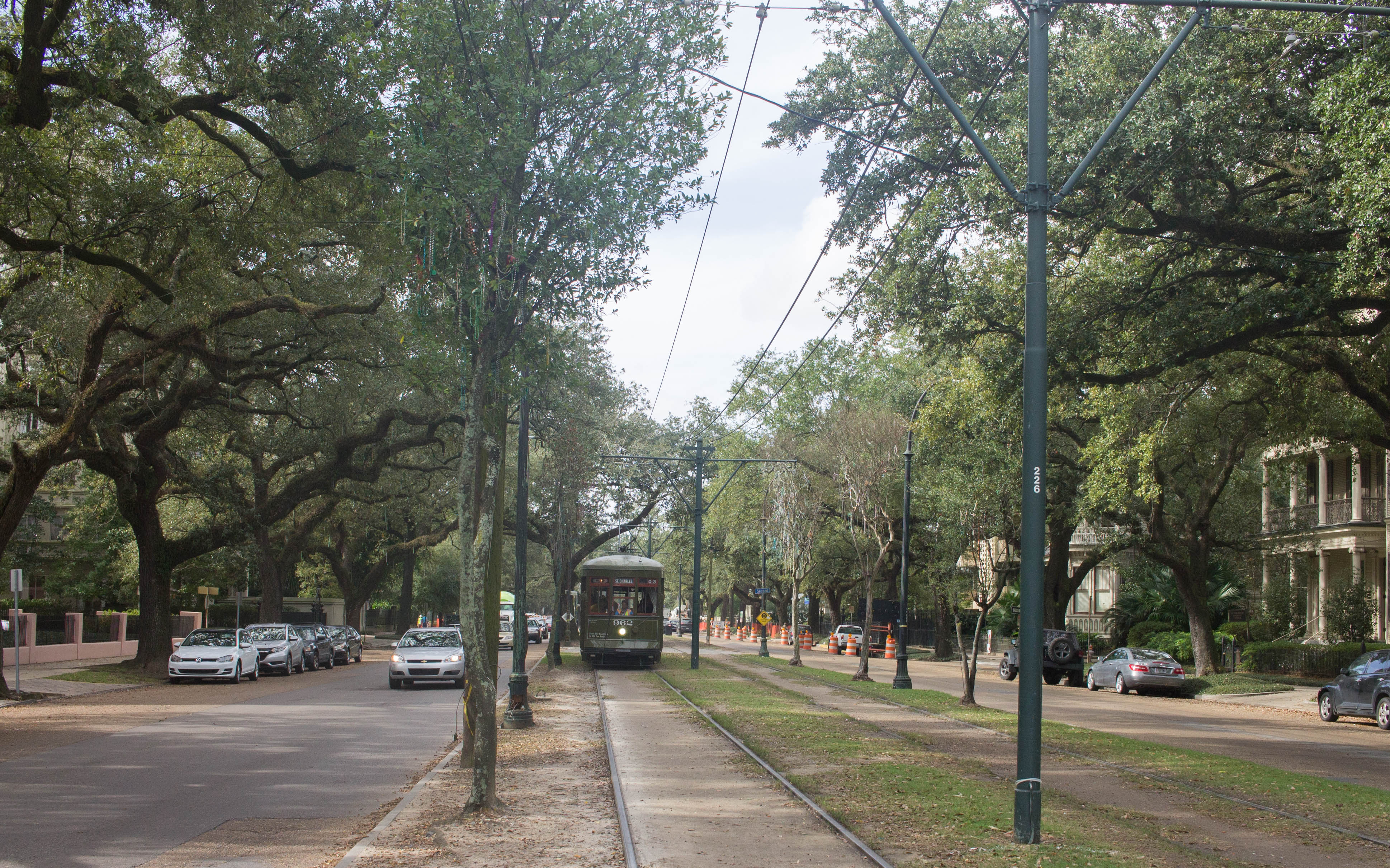 NOLA's St. Charles Avenue streetcar, the oldest continually operating streetcar in the world