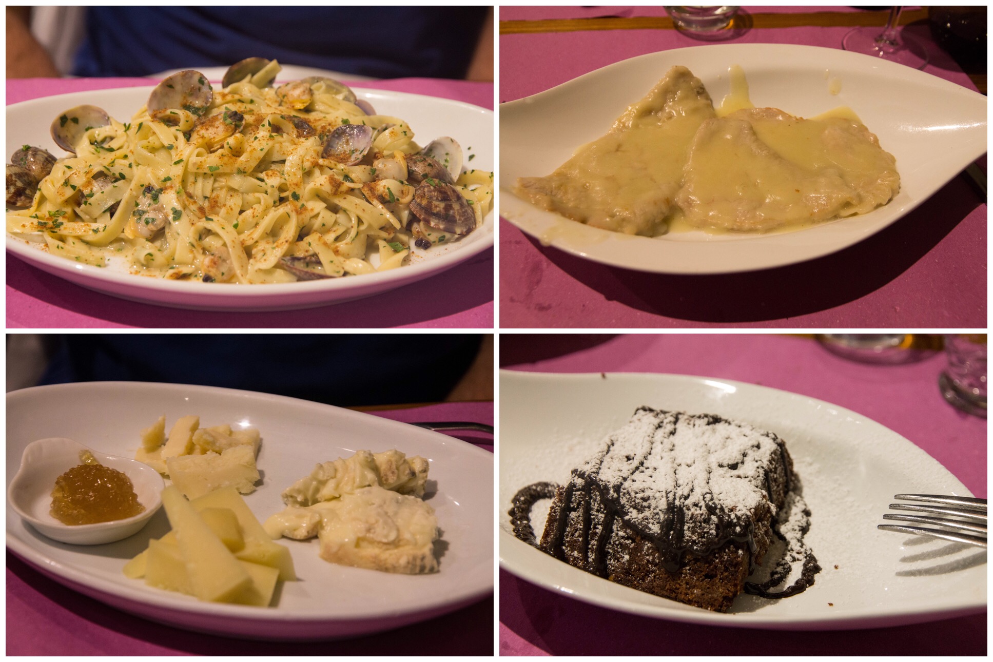 Food at Trattoria dal Billy in Manarola, Cinque Terre