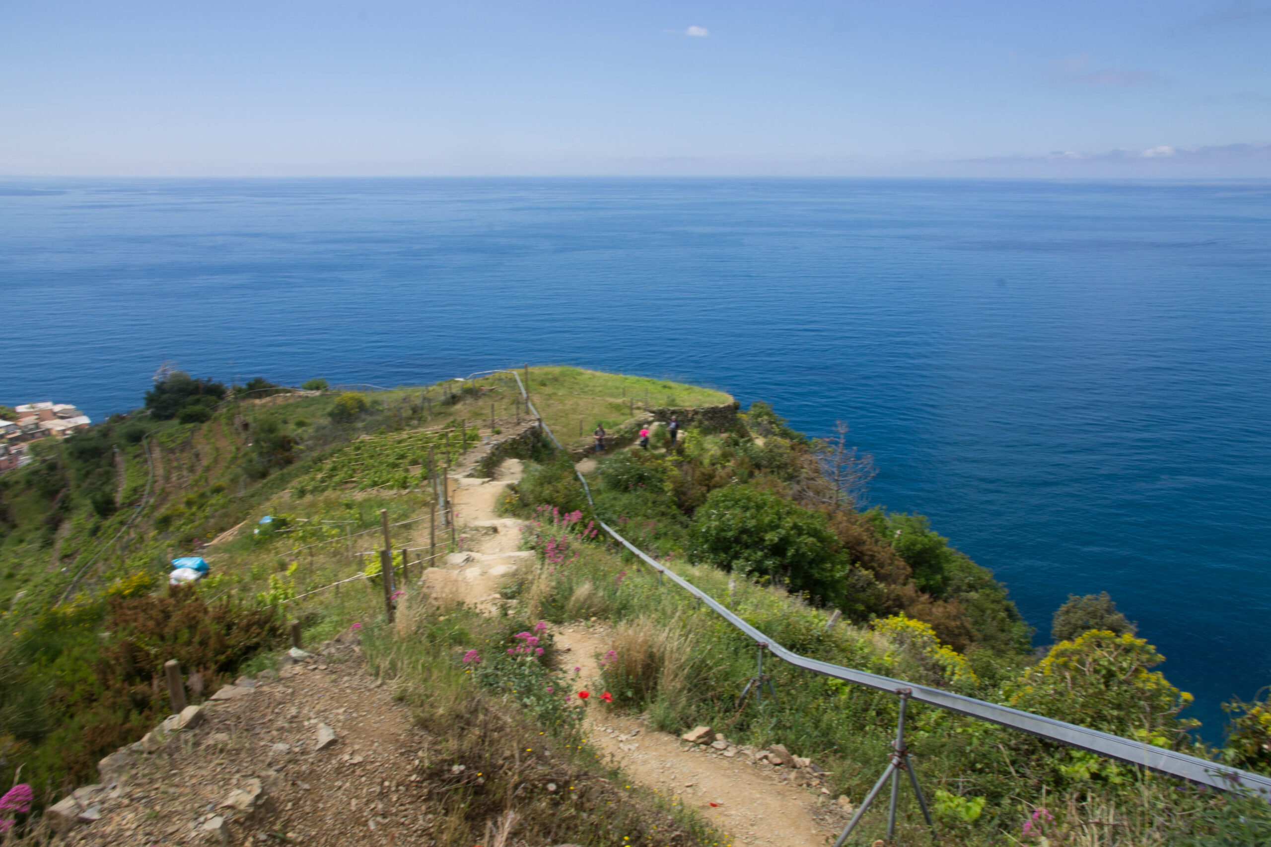The hiking trail between Manarola and Corniglia in Cinque Terre
