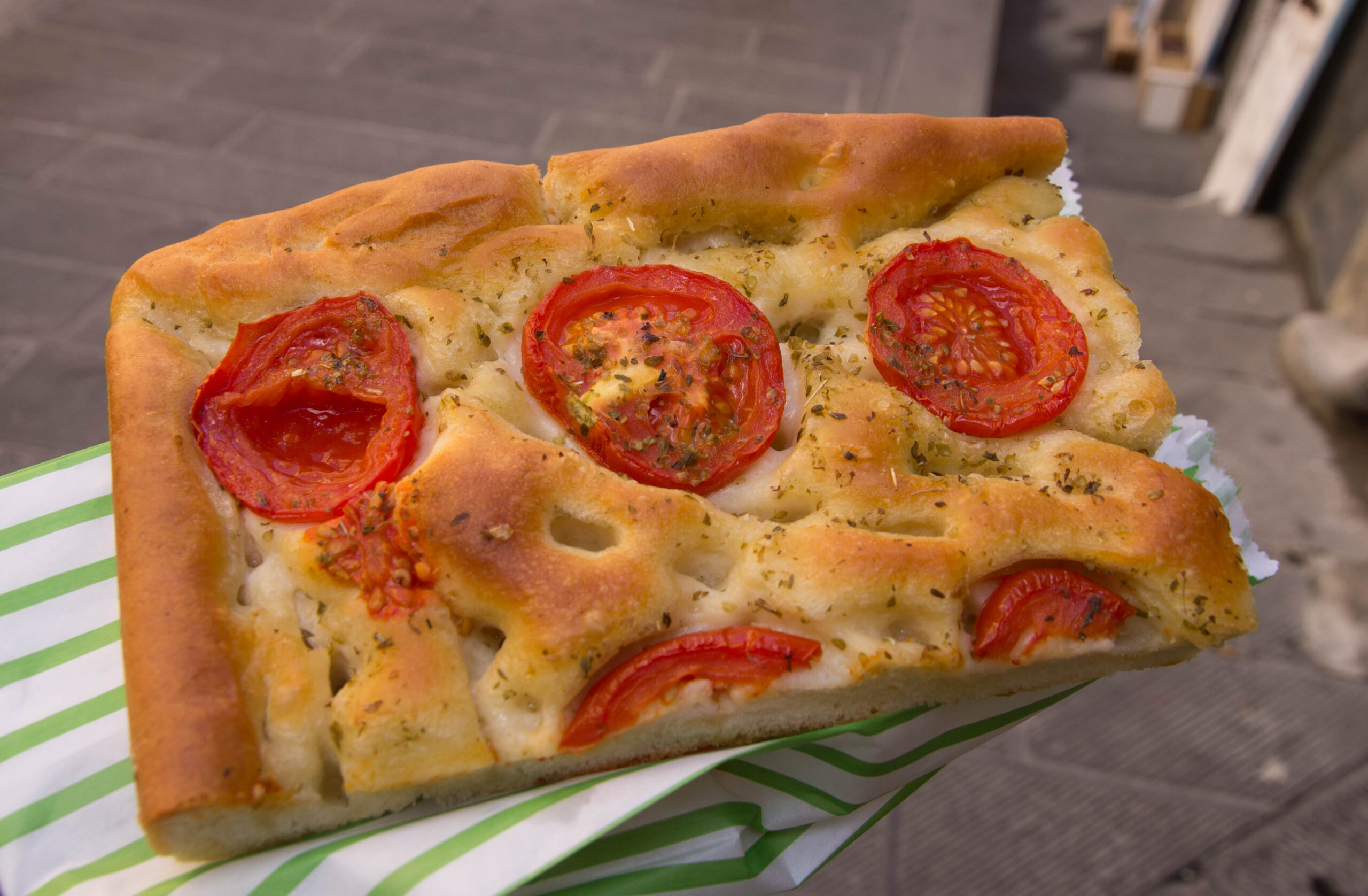 Focaccia from Panificio Rosi in Riomaggiore