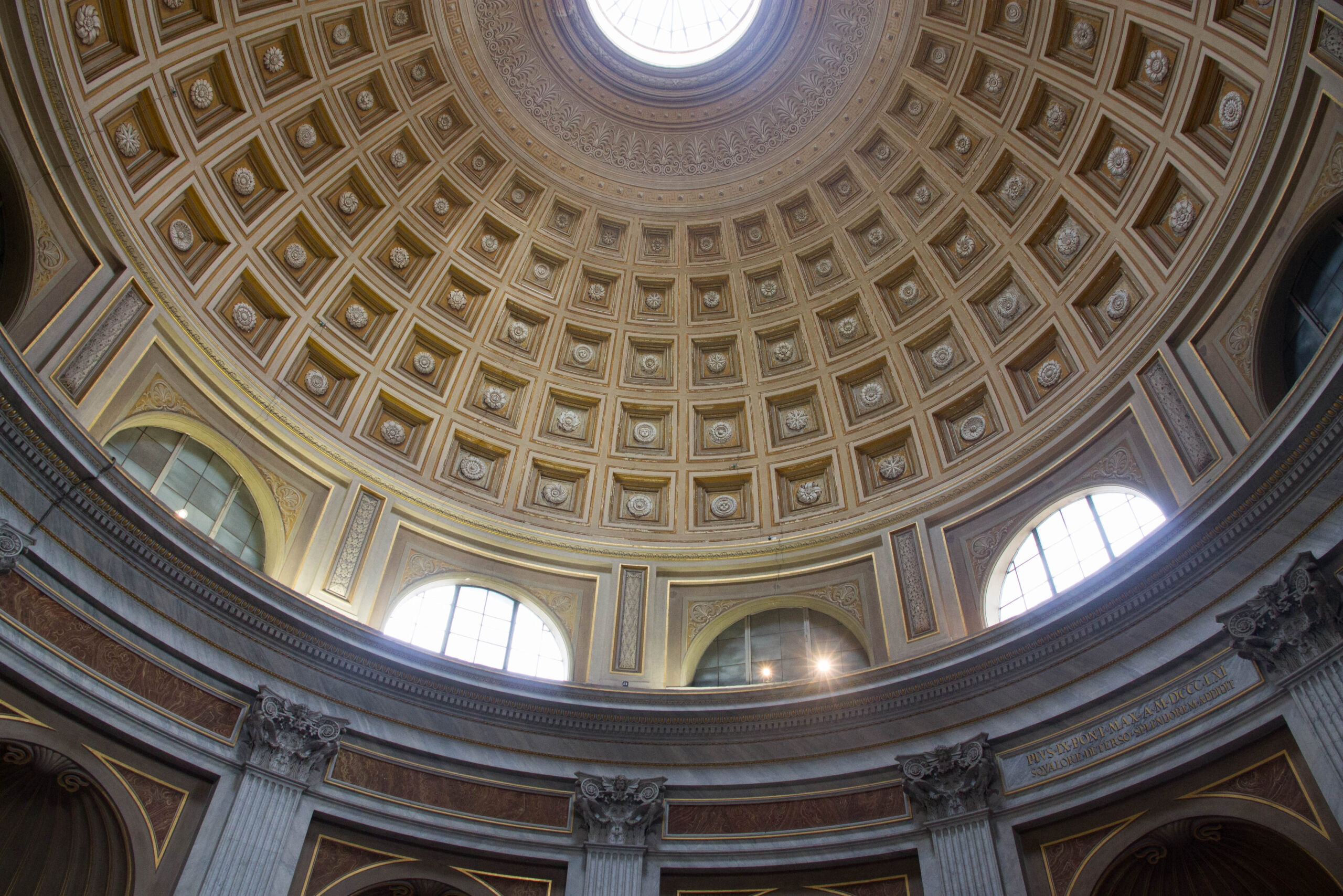 Ceiling of the Sala Rotonda, Vatican Museums