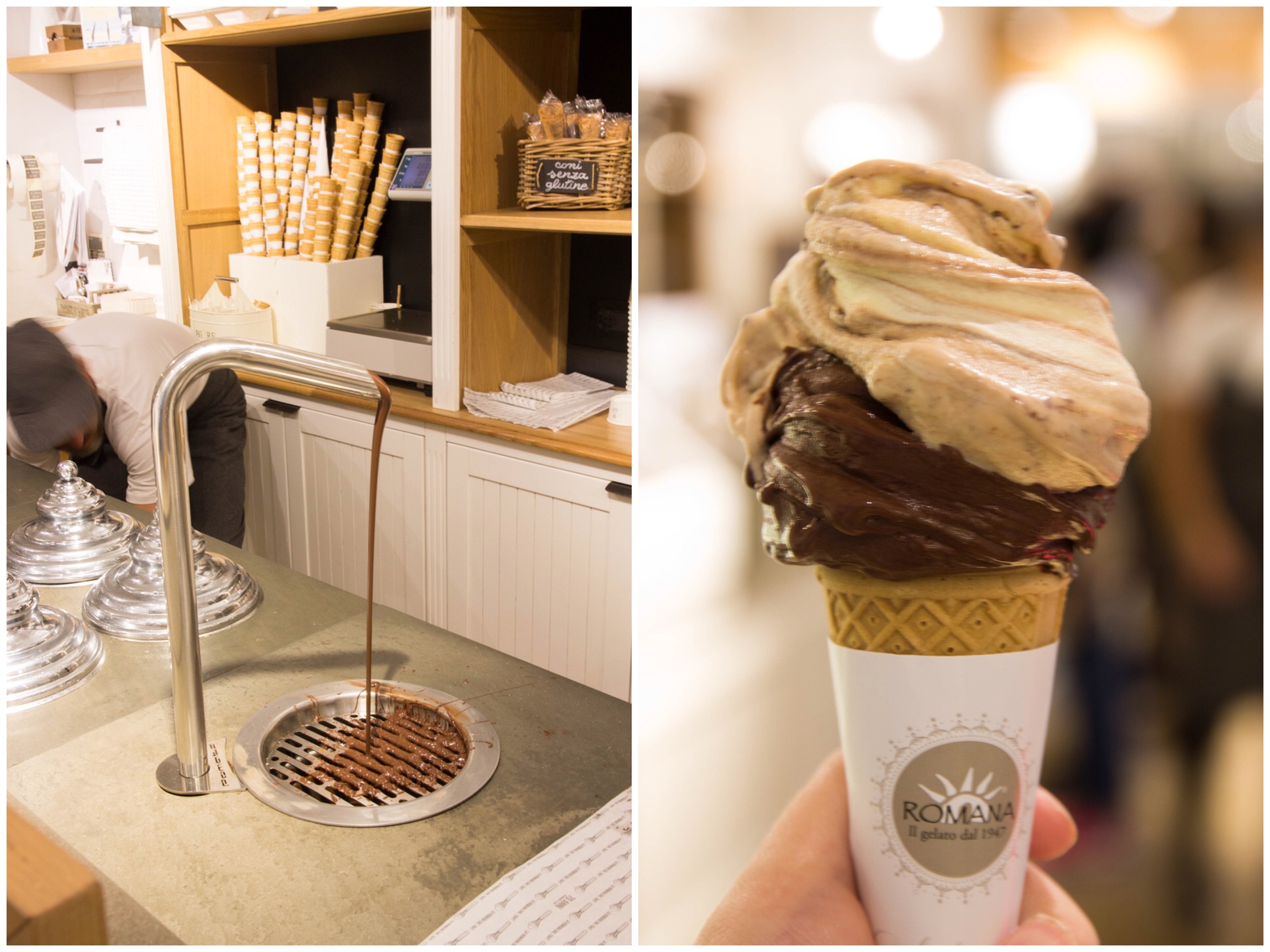 Gelateria La Romana, my favorite gelateria in Rome