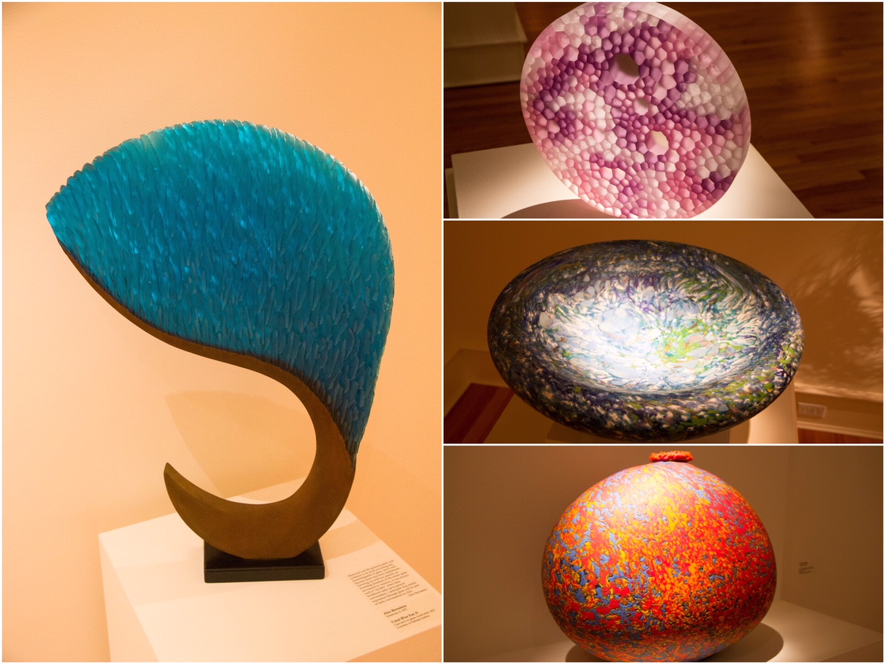 Sculptures at the Fort Wayne Museum of Art in Fort Wayne, Indiana