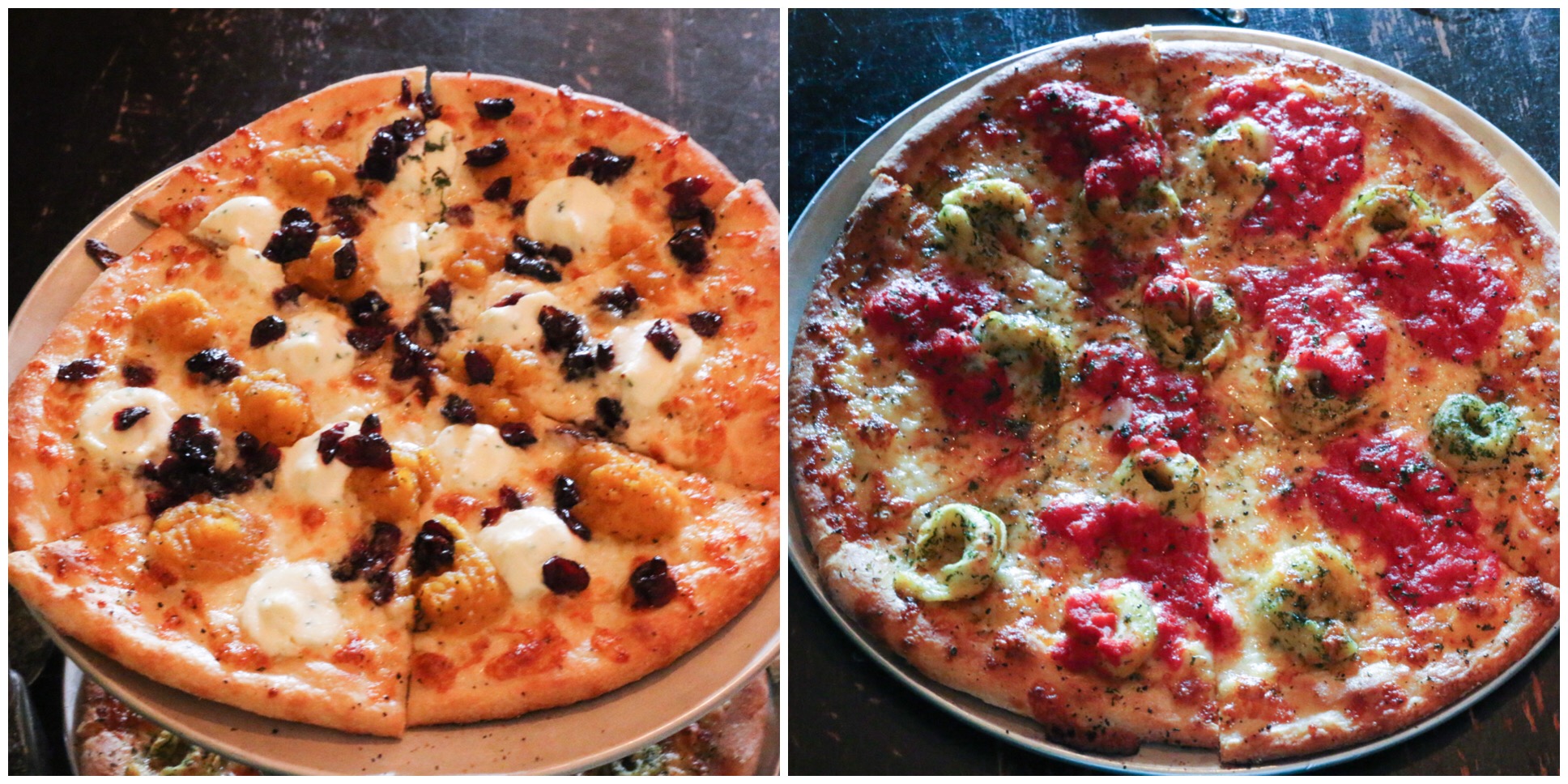 Pizzas at OTTO Pizzeria in Portland Maine