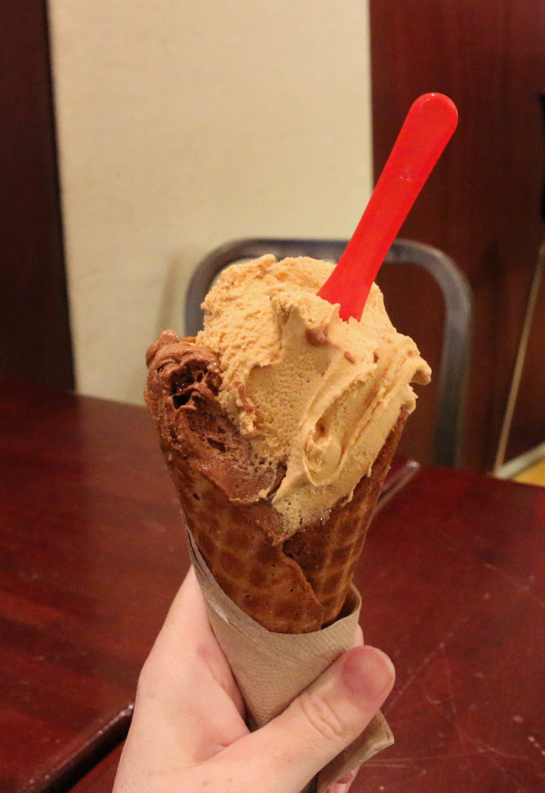 Gelato at Gelato Fiasco in Portland Maine