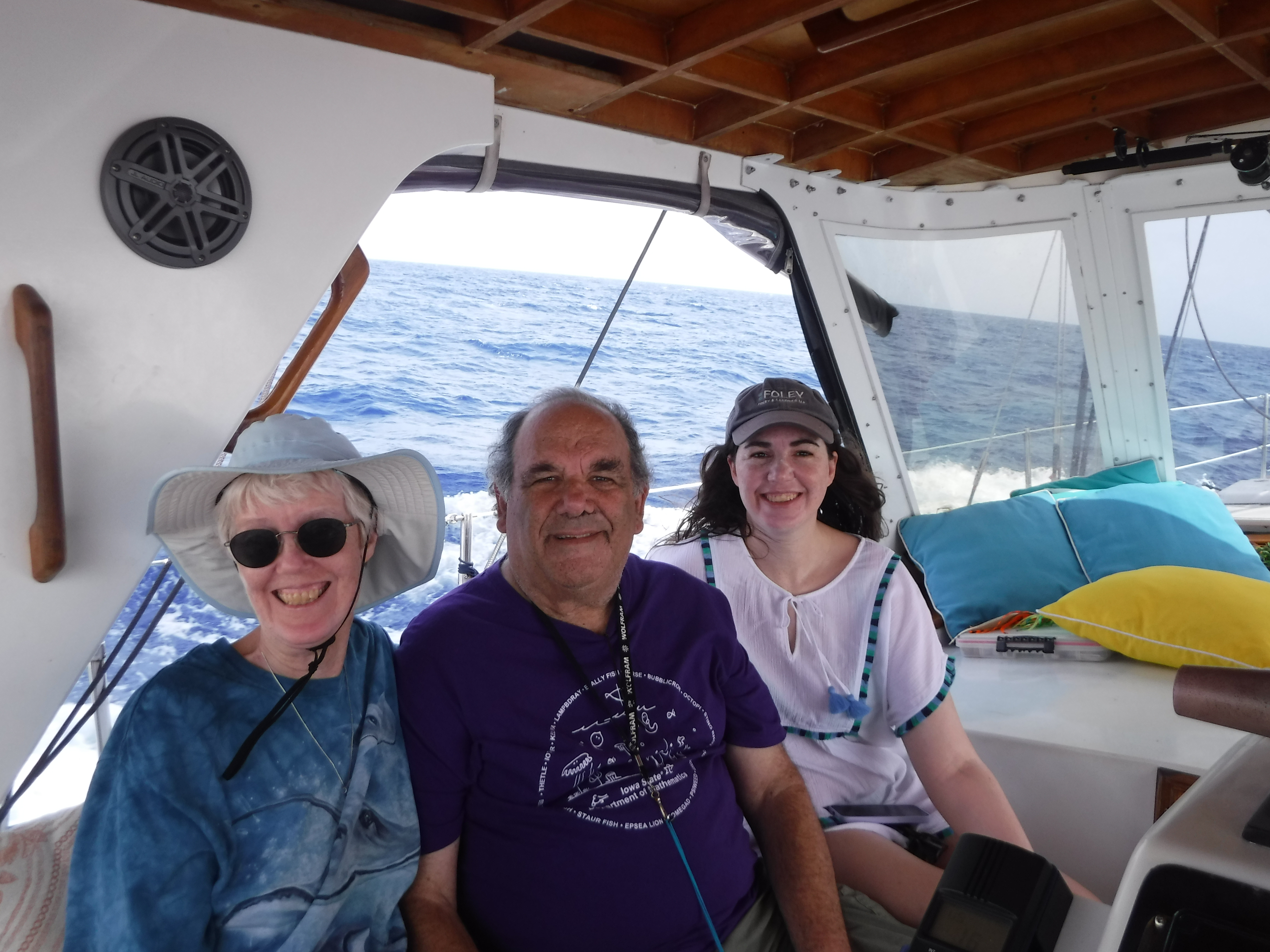 Our family on the boat