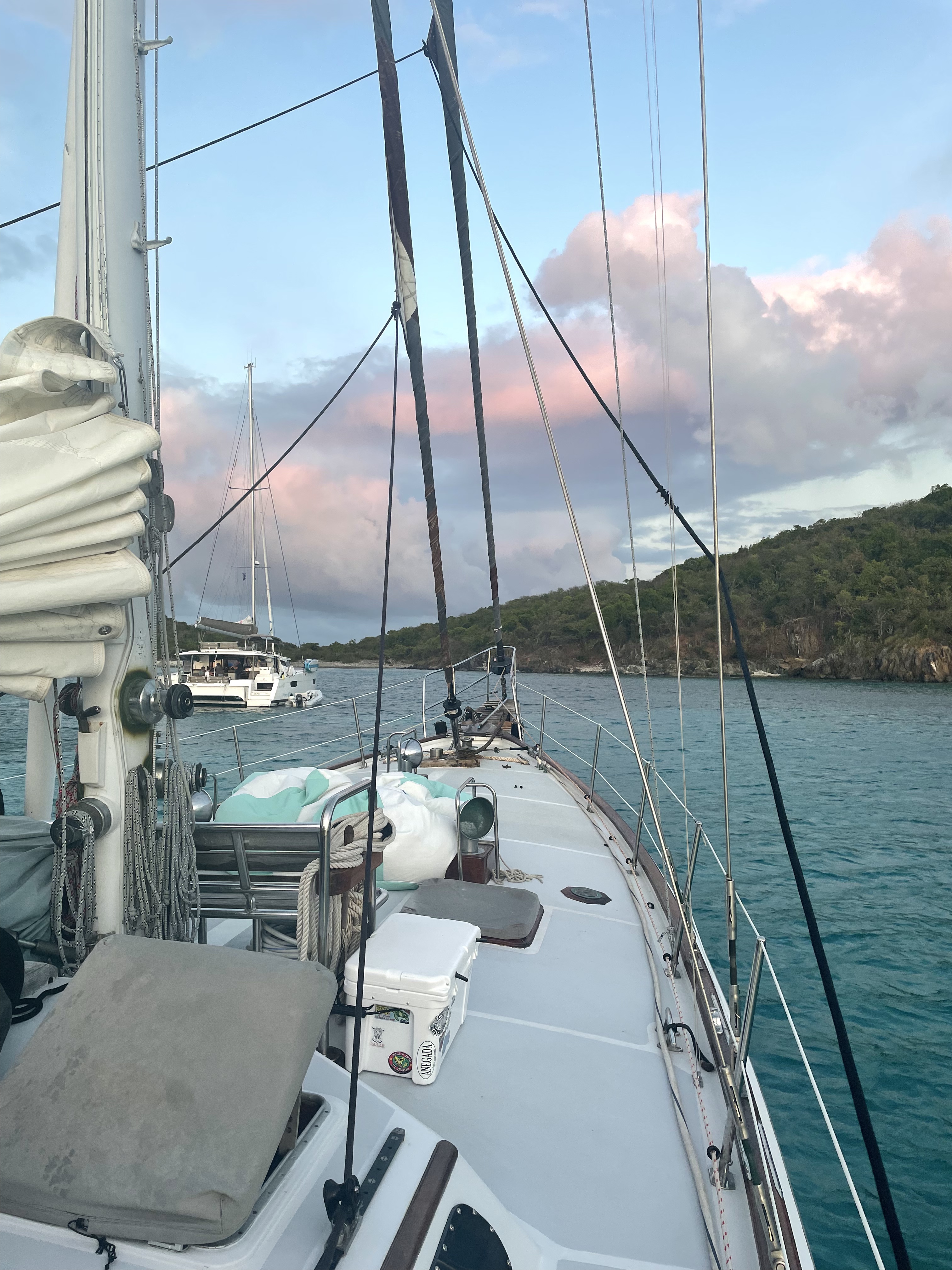 Our charter sailboat Kai