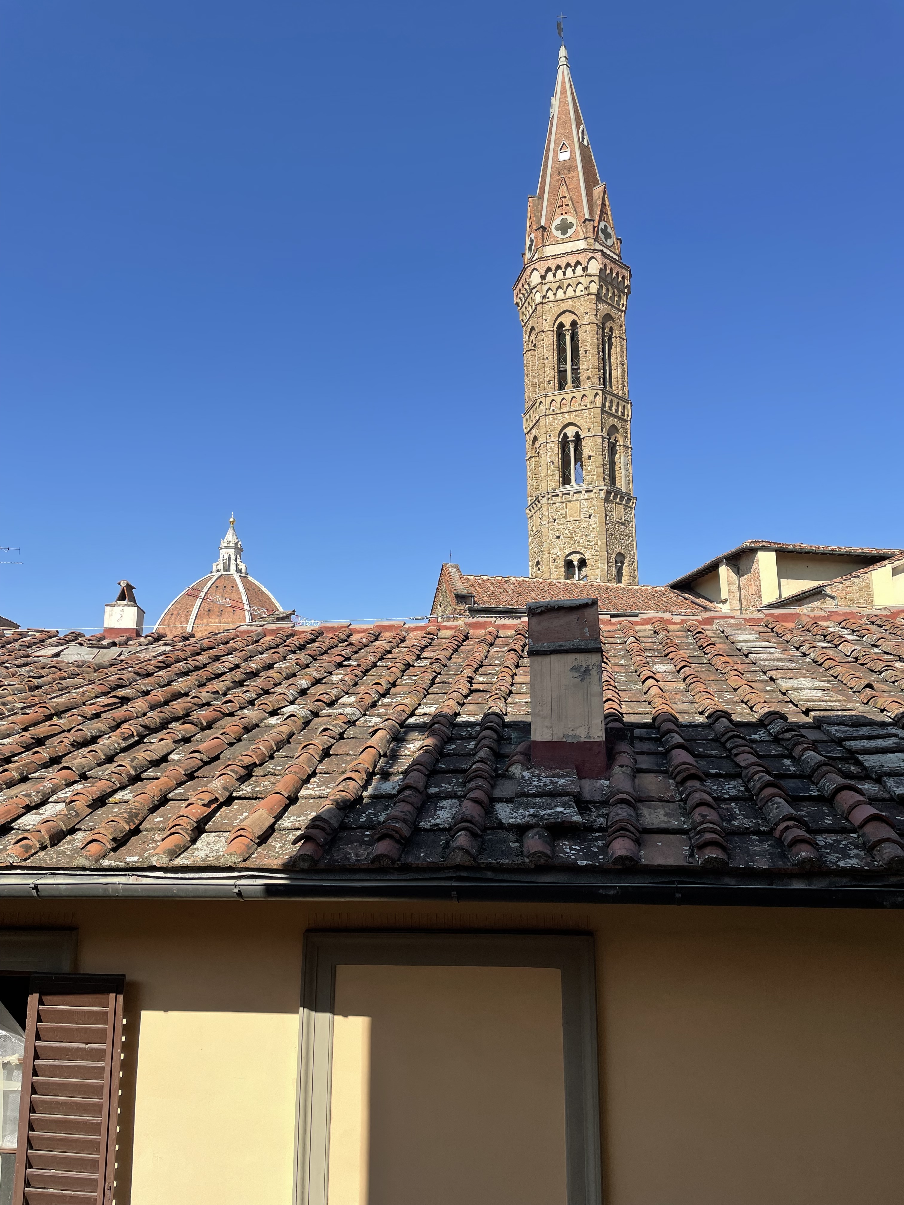 View from our room at San Firenze Suites in Florence