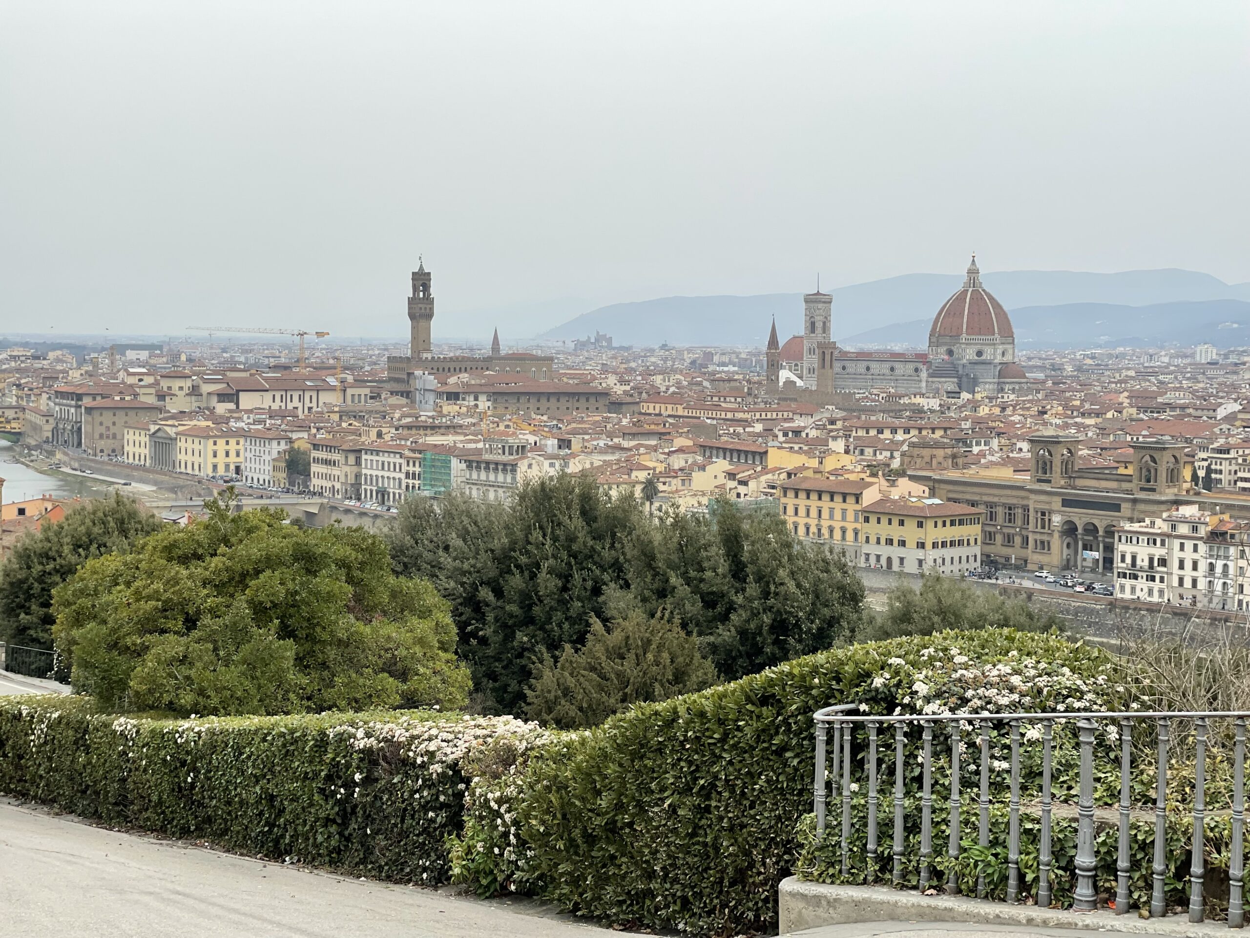 The view from Piazzale Michelangelo in Florence, one of my favorite European cities to visit with little kids