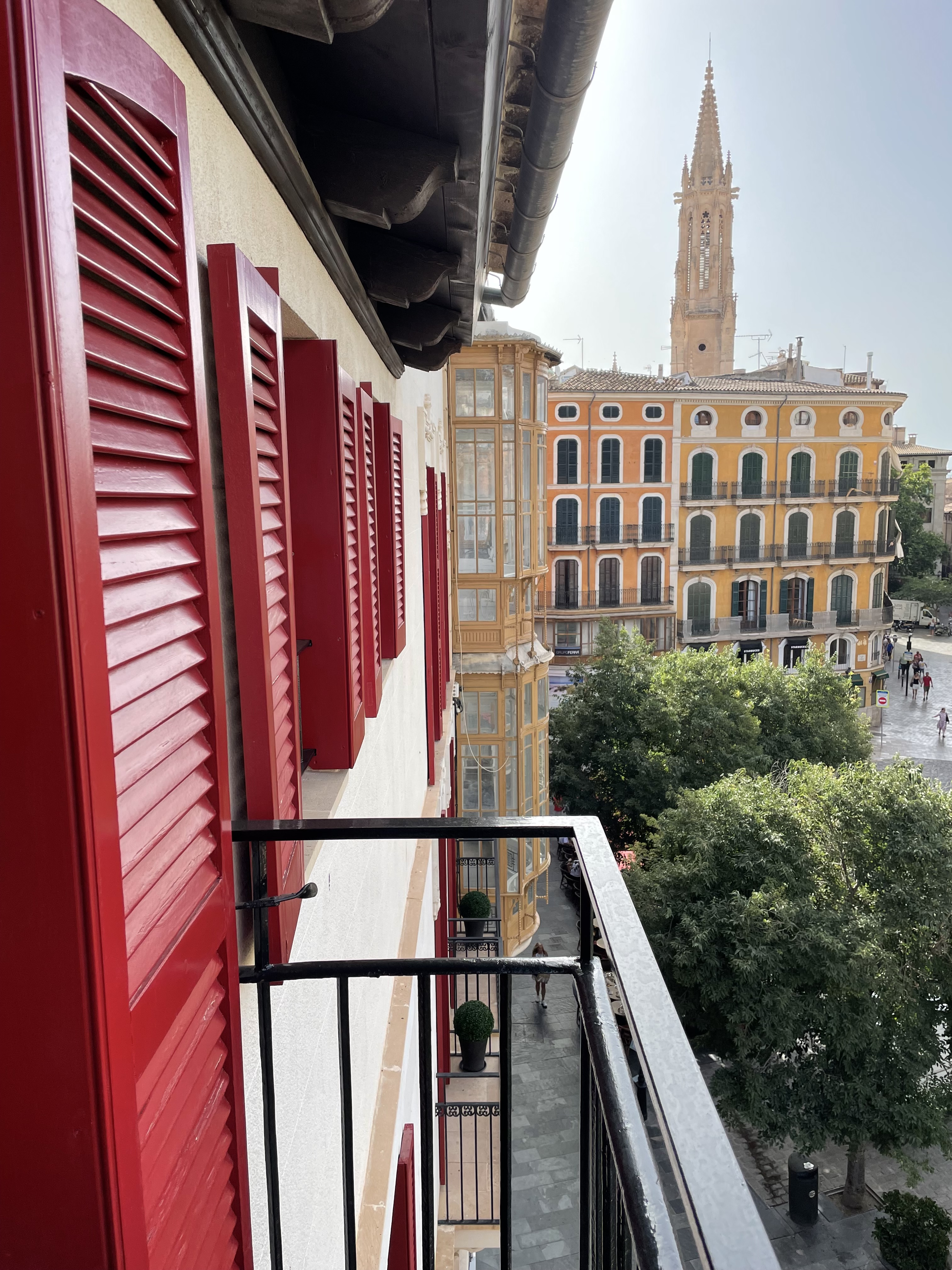 View from the balcony of Hotel Cort