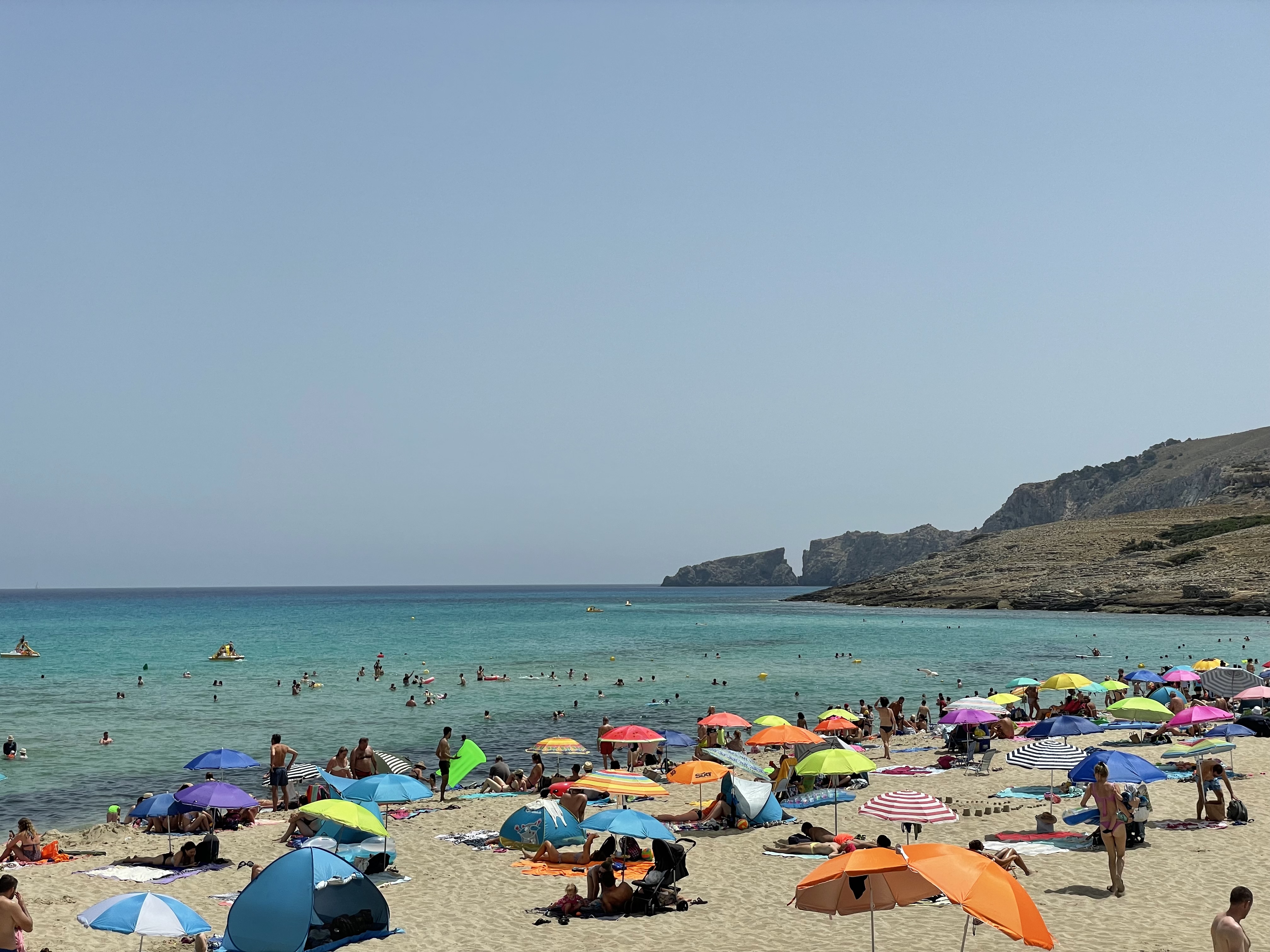 Cala Mesquida beach in Mallorca