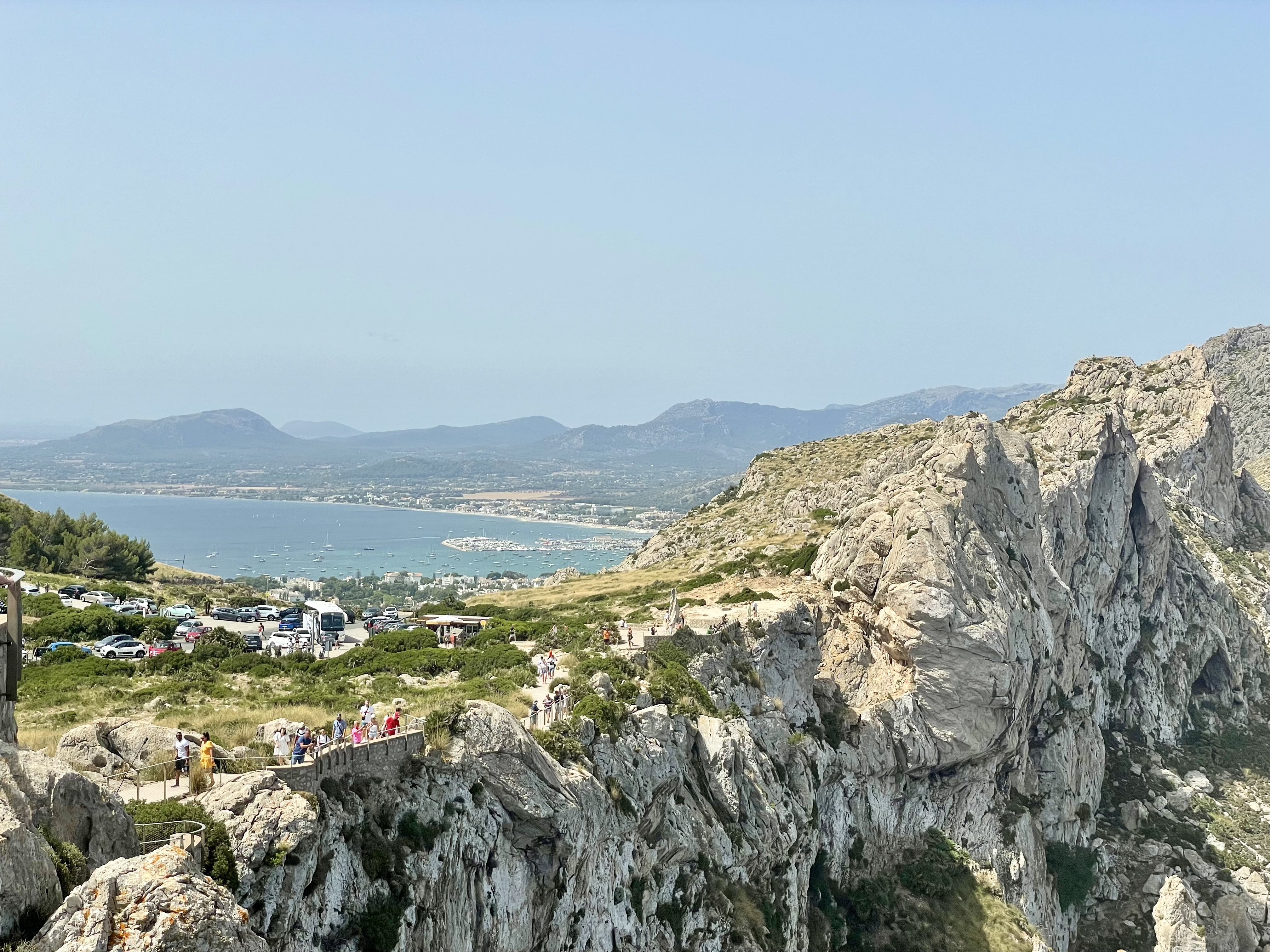 Views from Mirador es Colomer in Mallorca