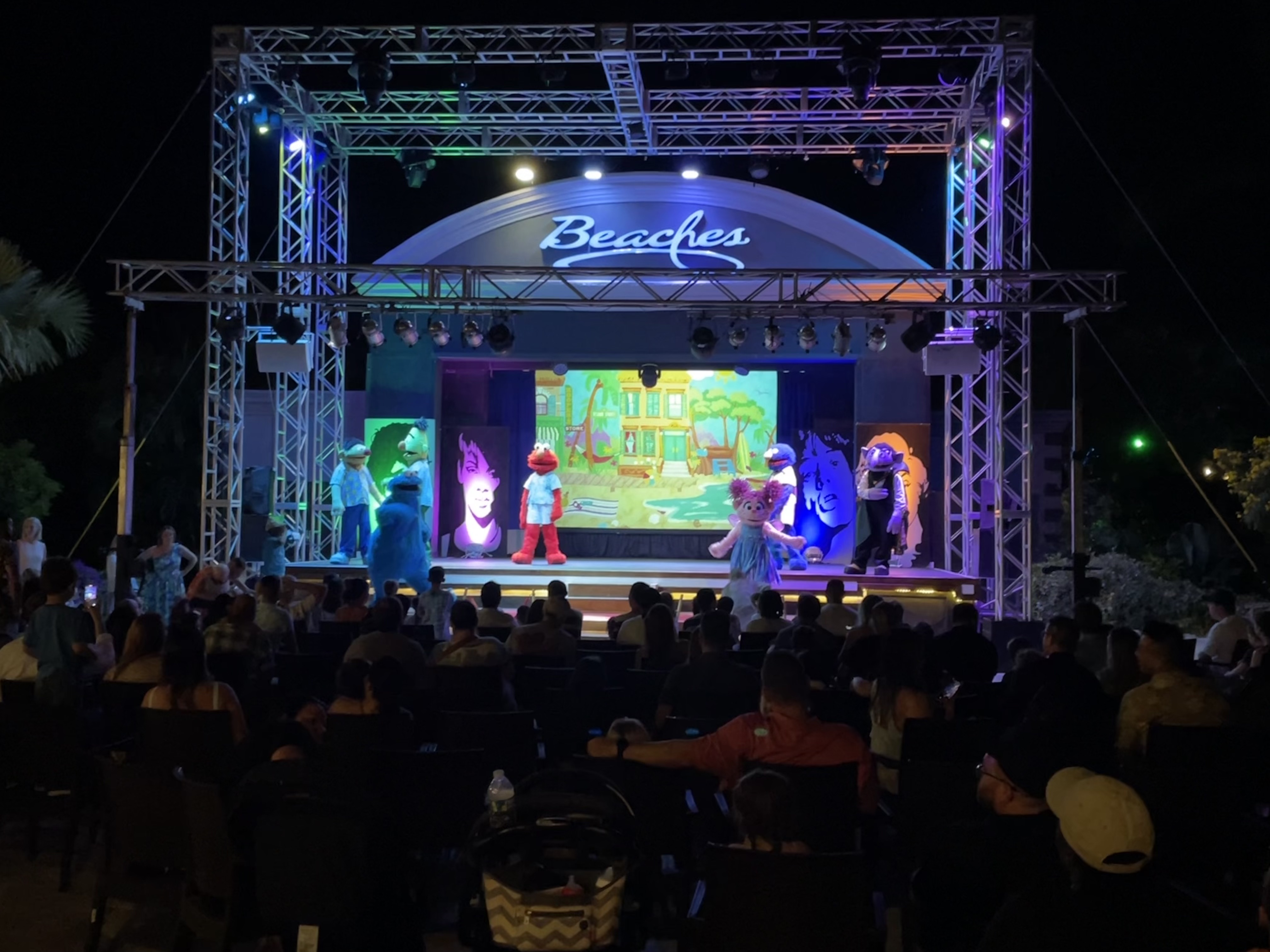 Sesame Street live show at Beaches Turks and Caicos 