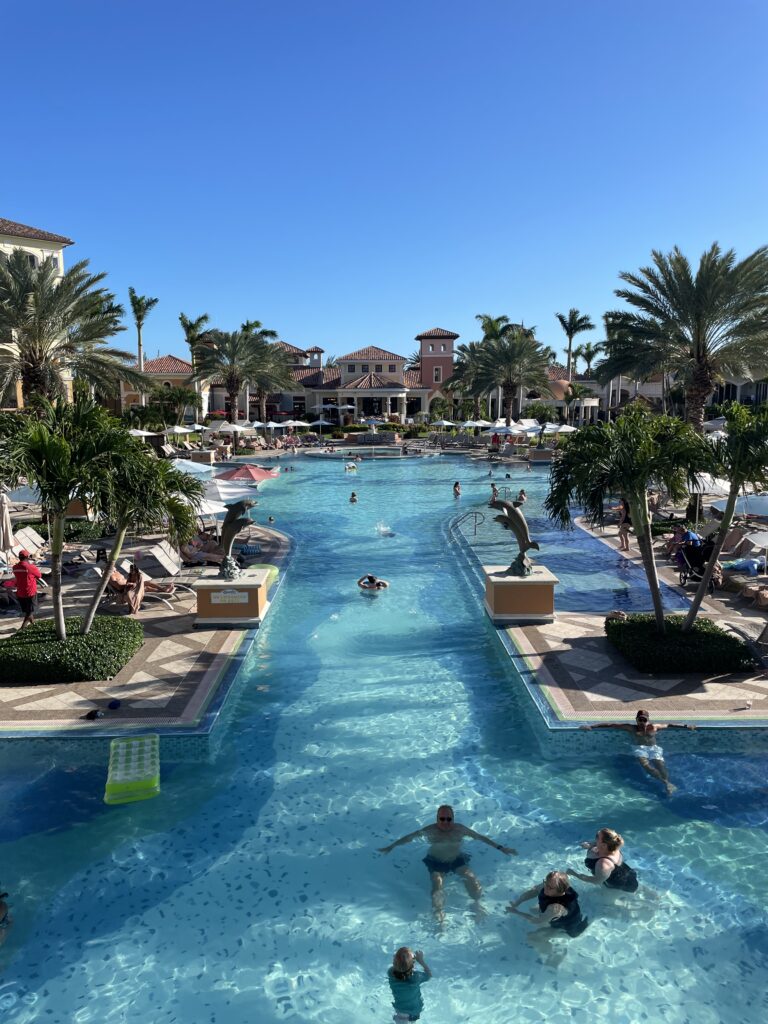 Italian Village pool, one of the best pools at Beaches Turks and Caicos