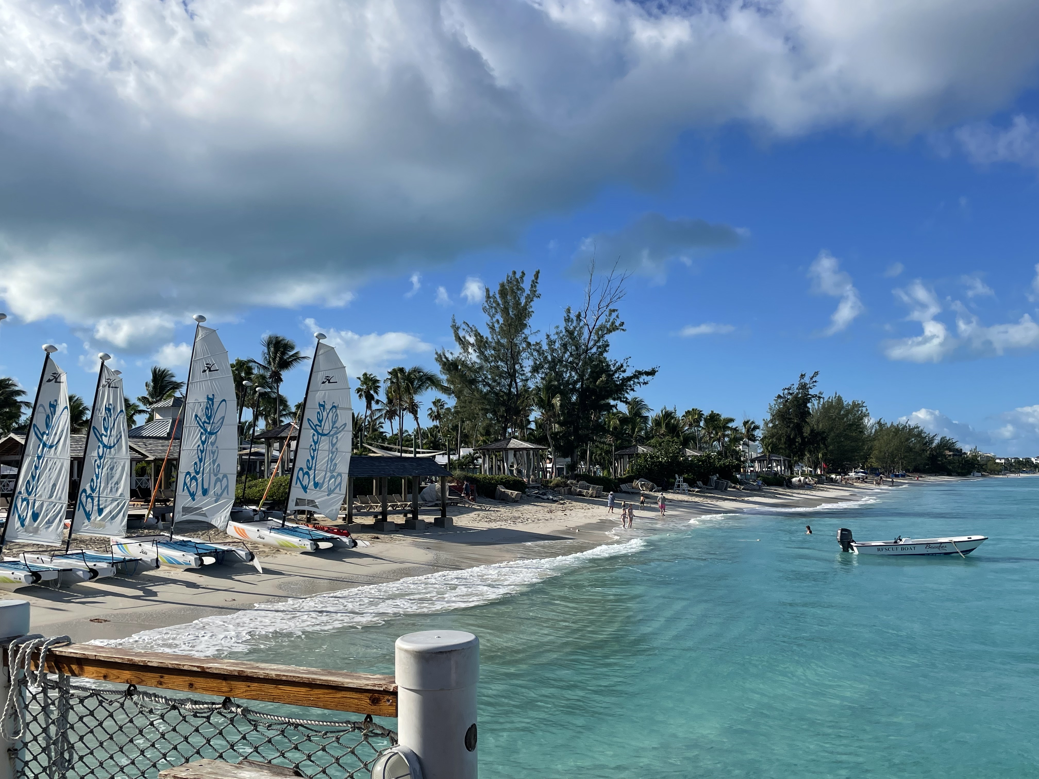 Sailboats at Beaches Turks and Caicos