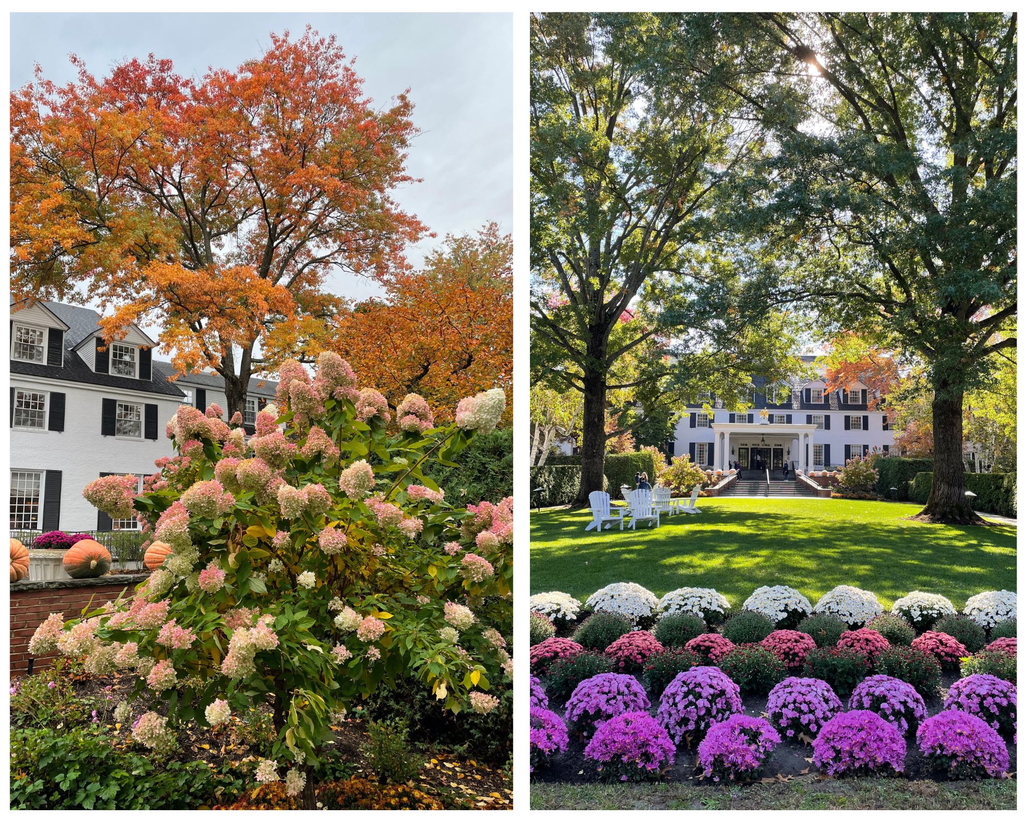 Exterior shots of the Woodstock Inn and Resort