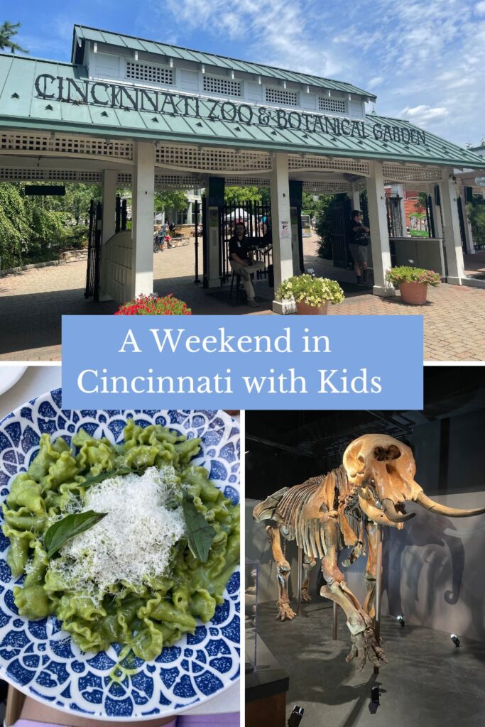 A Weekend in Cincinnati with Kids Pinterest pin