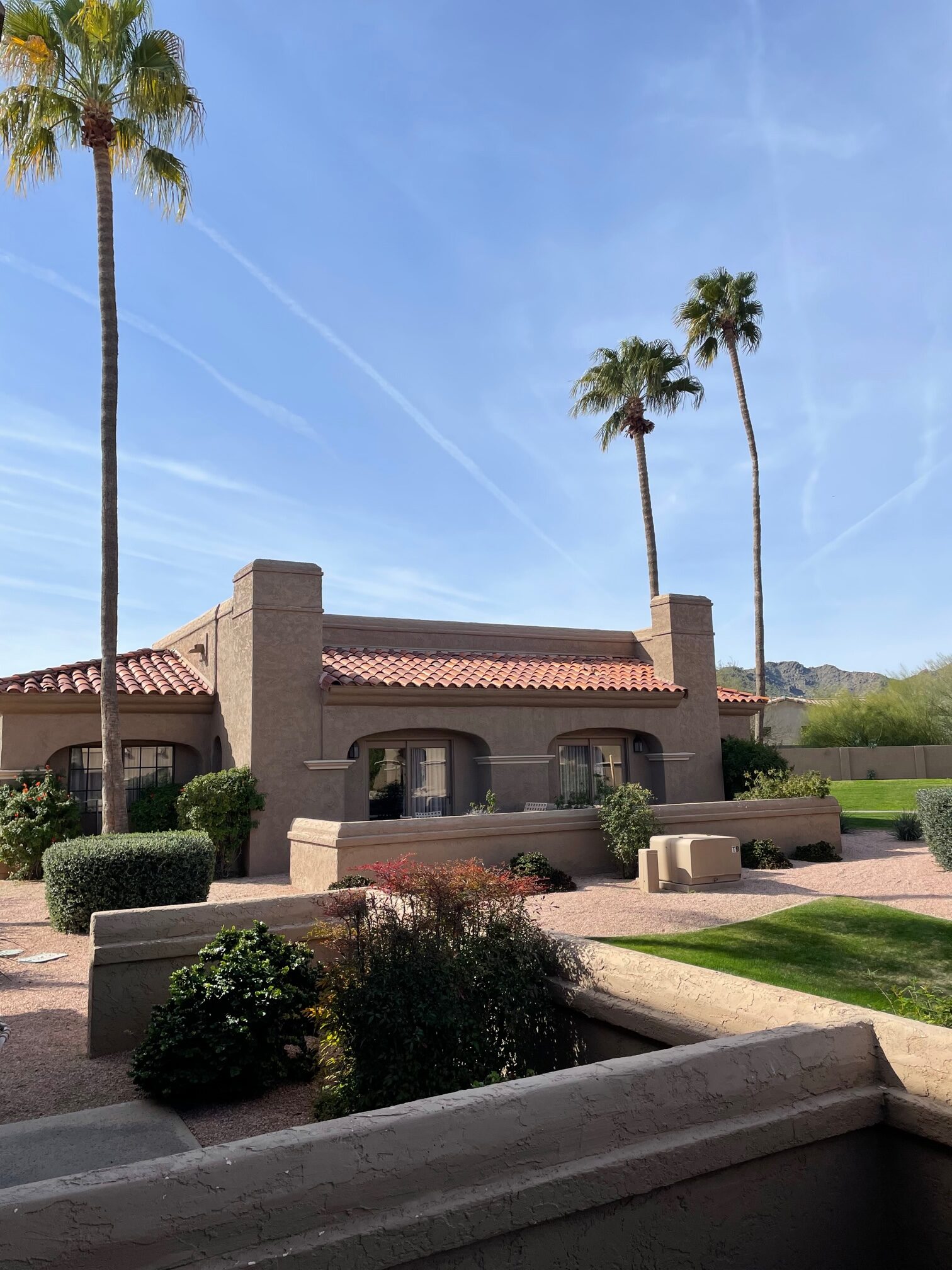 Views from our room at Scottsdale Plaza Resort and Villas