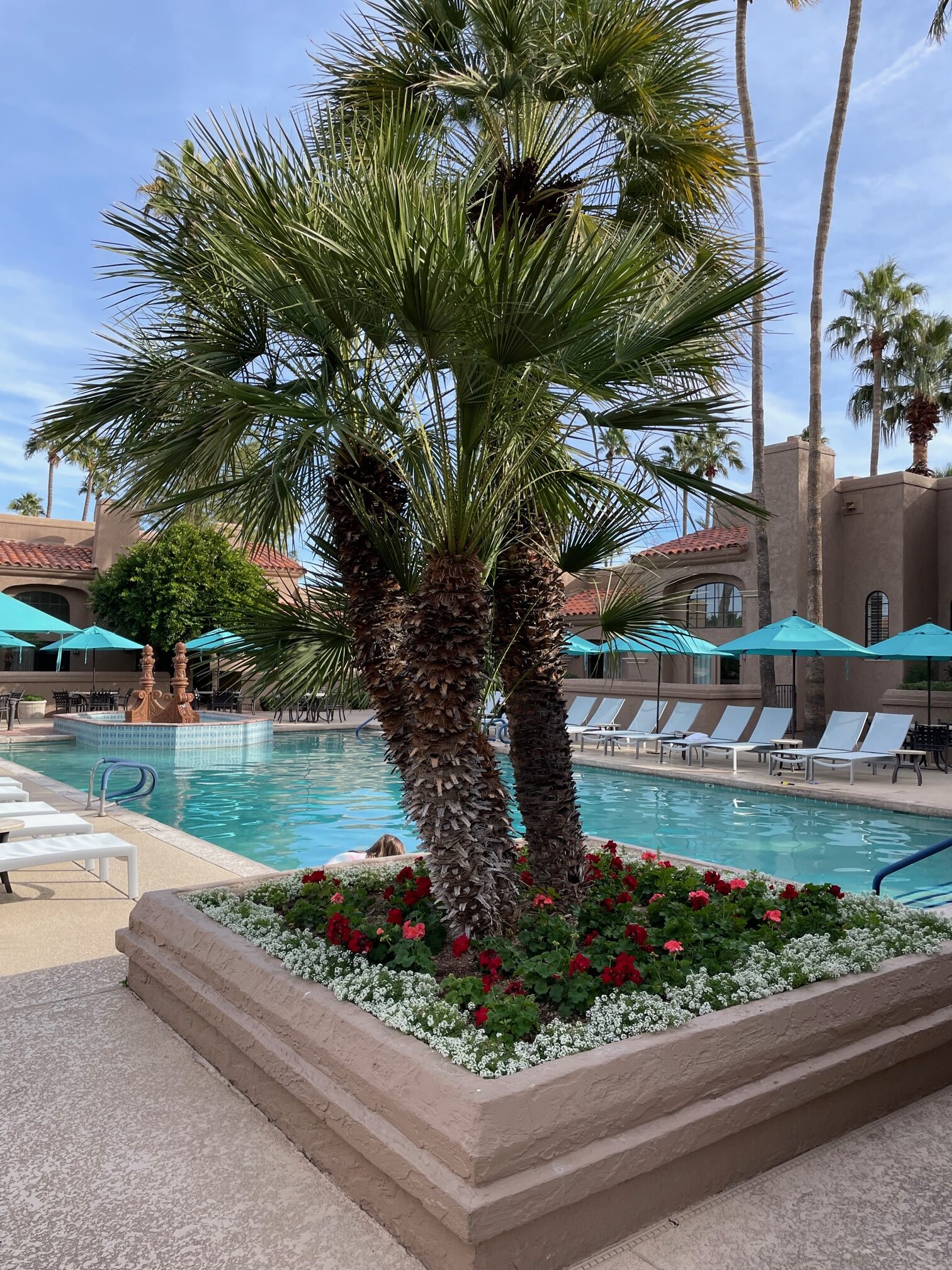 Pool area at Scottsdale Plaza Resort and Villas