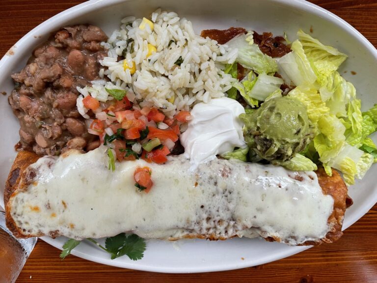 Tucson style chimichanga at Blanco Cocina and Cantina