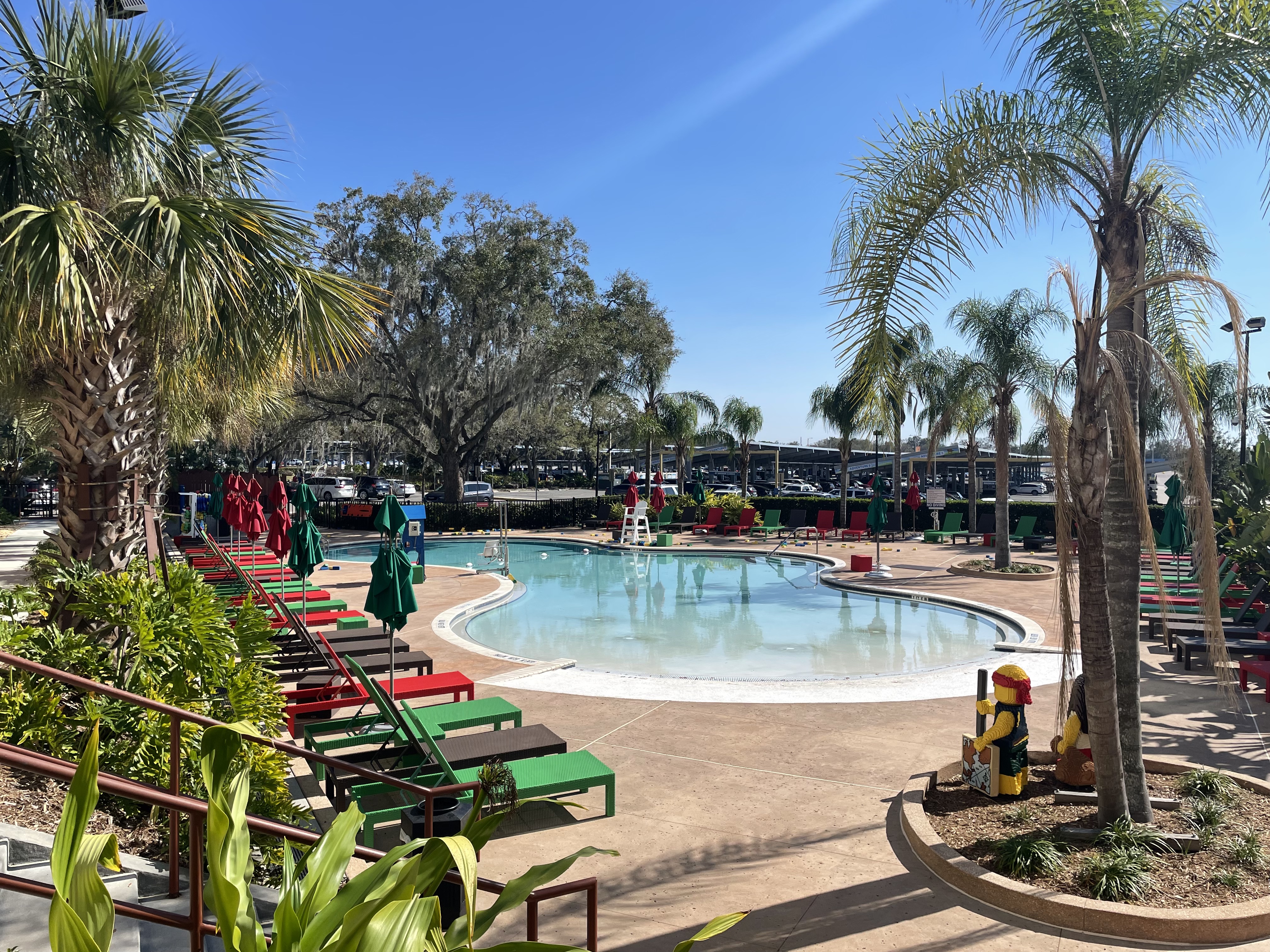 Swimming pool at Legoland Hotel Florida