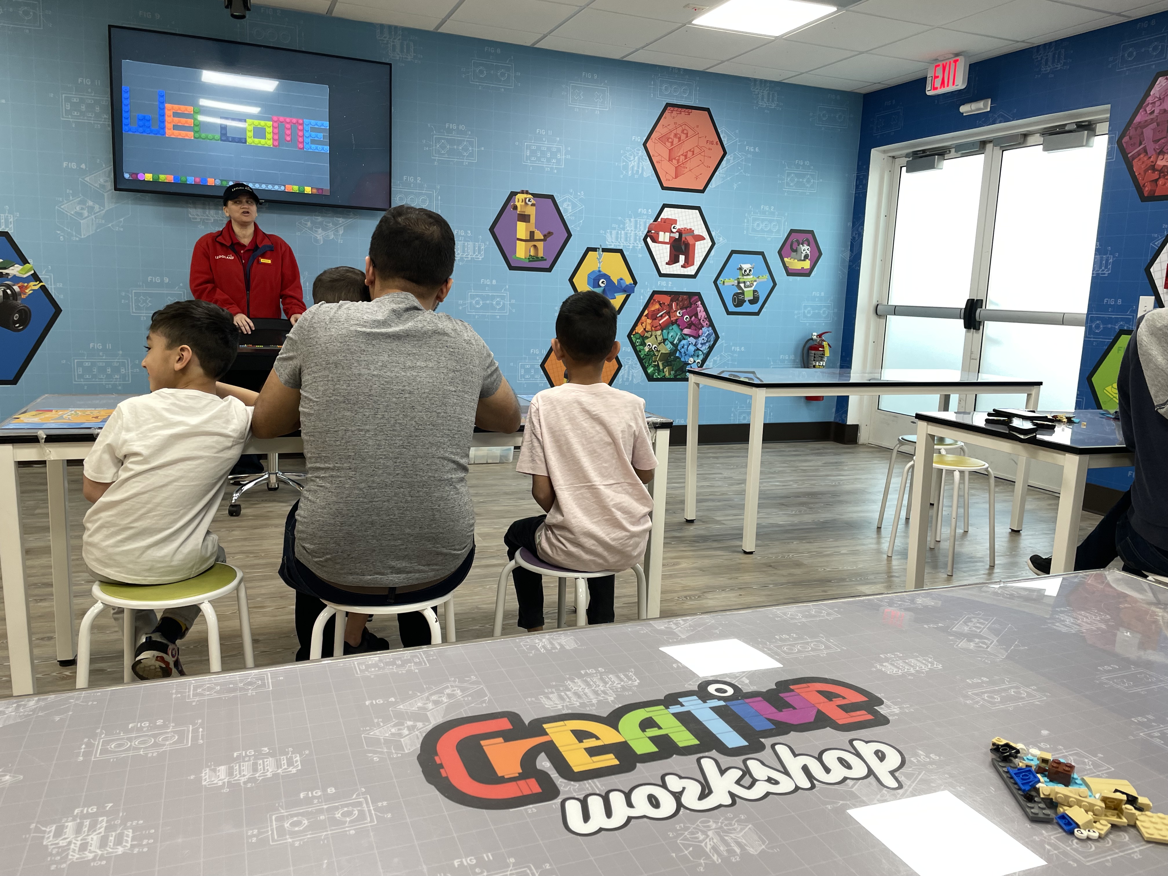 A Creative Workshop to build a Lego puppy at Legoland Hotel