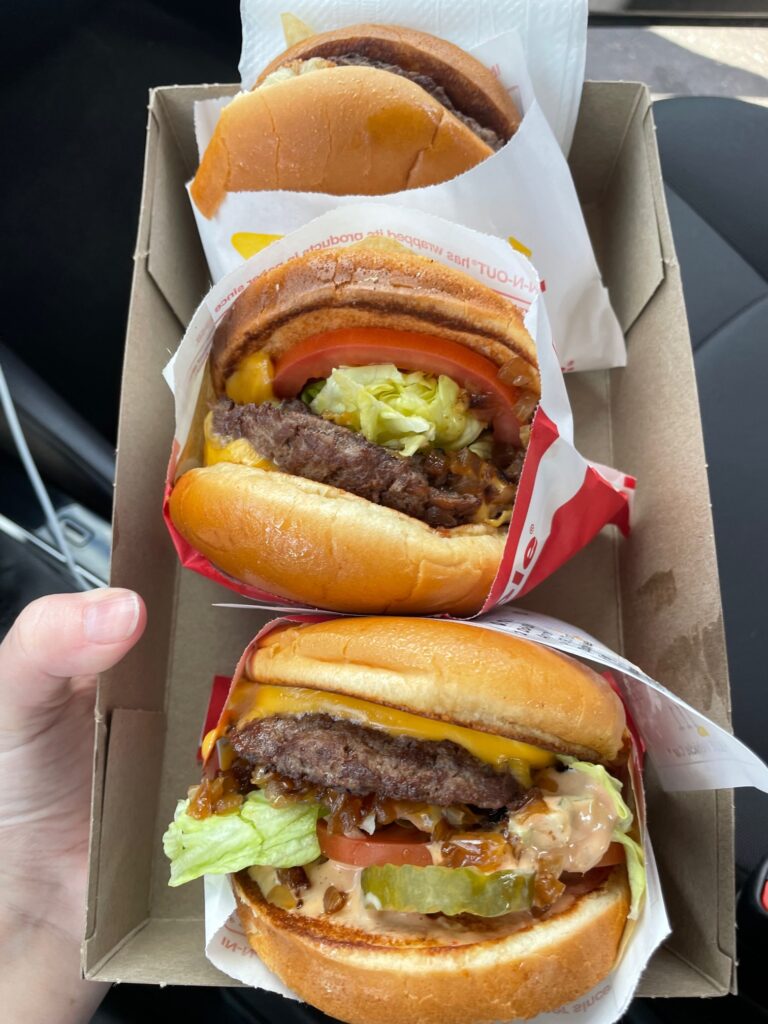 In-N-Out burgers