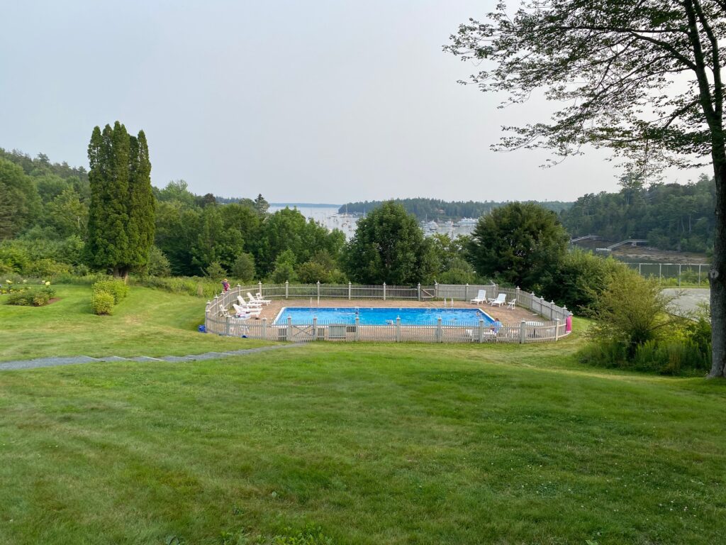 View from the back porch of the Asticou Inn