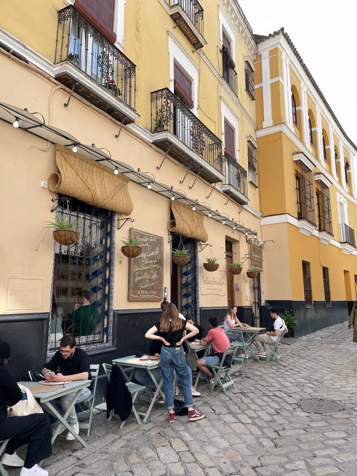 Street in Seville's Santa Cruz neighborhood