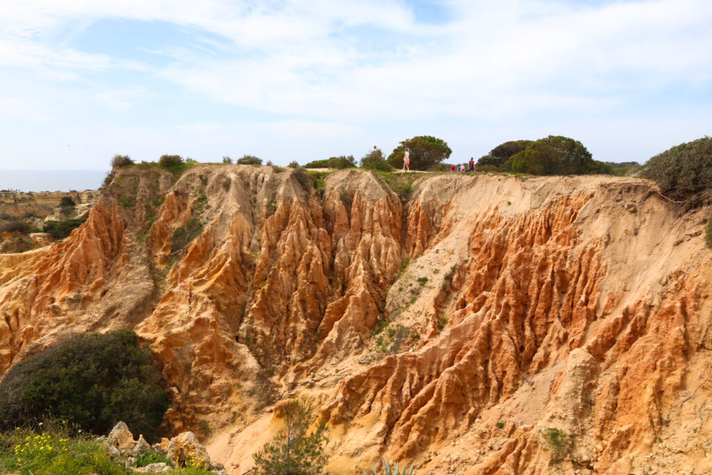 The cliffs at Praia de Marinha