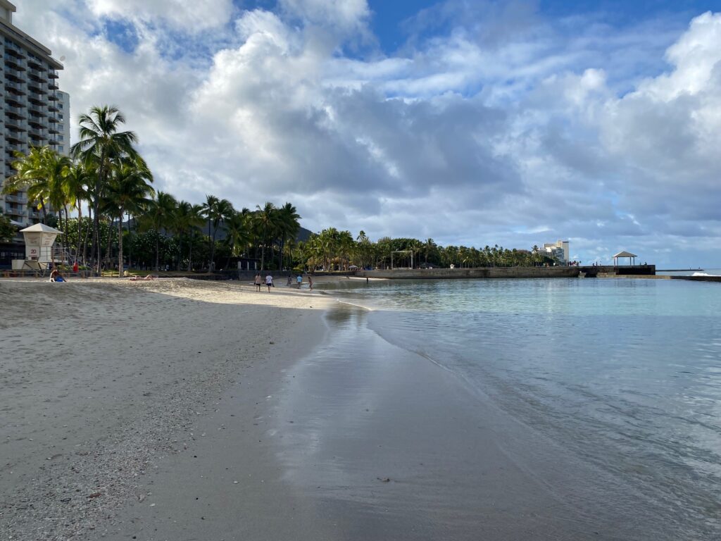 Kuhio Beach section of Waikiki Beach