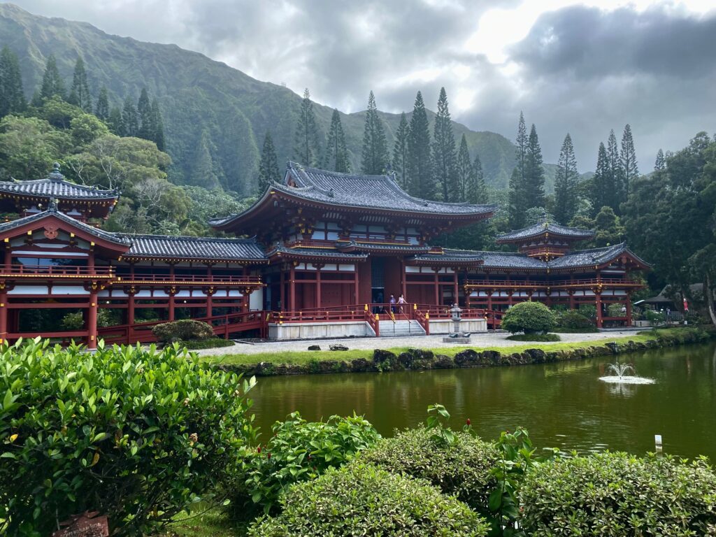 Byodo-In Temple, one of my top suggestions for things to do on Oahu with little kids