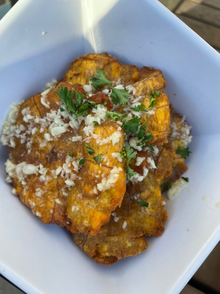 Tostones (fried green plantains) at Cuba Cuba in Denver