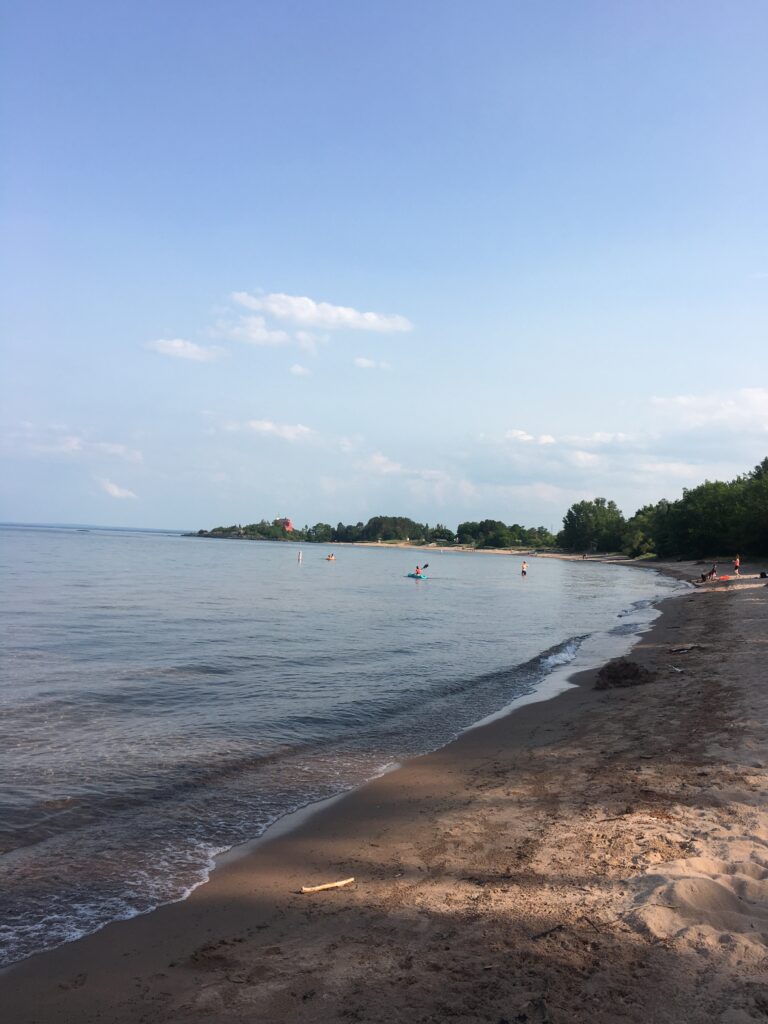 McCarty's Cove, one of the most popular beaches in Marquette