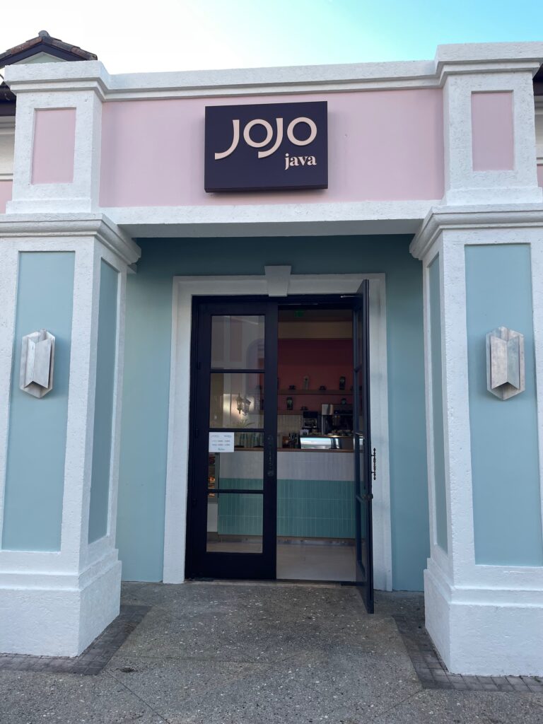 JoJo Java, the new coffee shop in the centrally located Italian village at Beaches Turks and Caicos