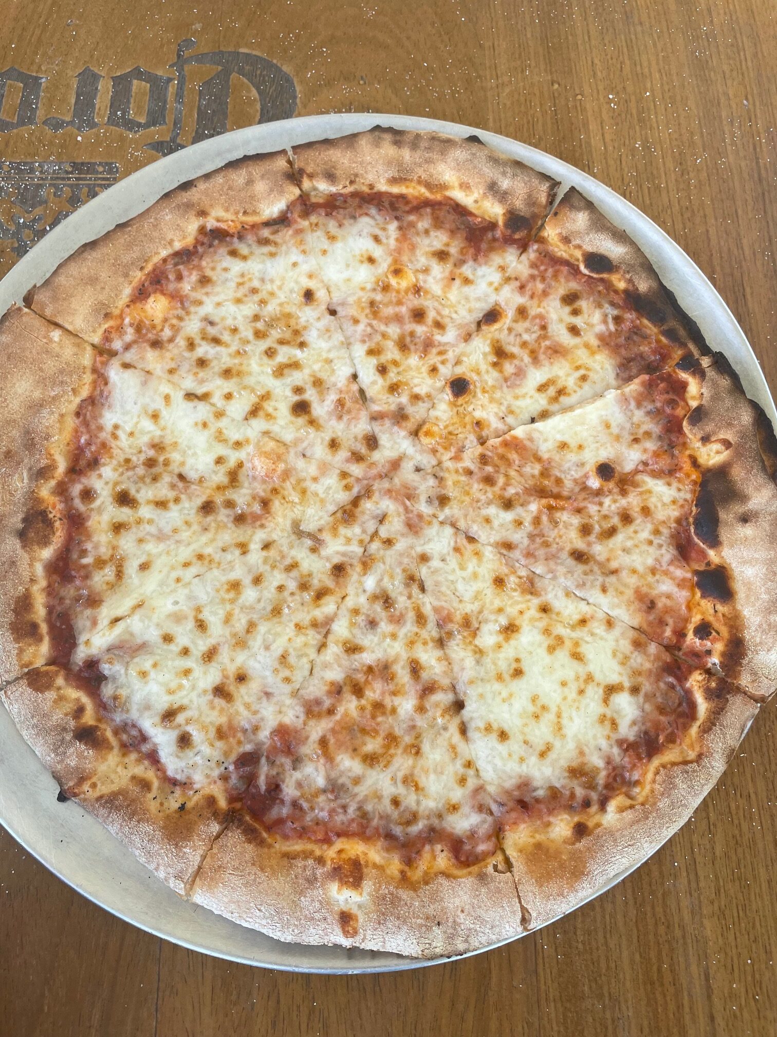 Pizza at Sunset Beach Bar