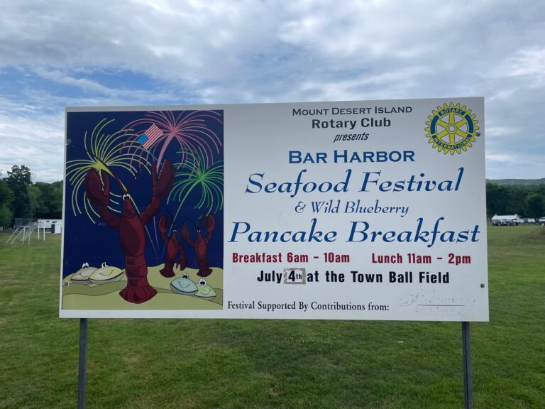 Bar Harbor Rotary Club meals on the Fourth of July