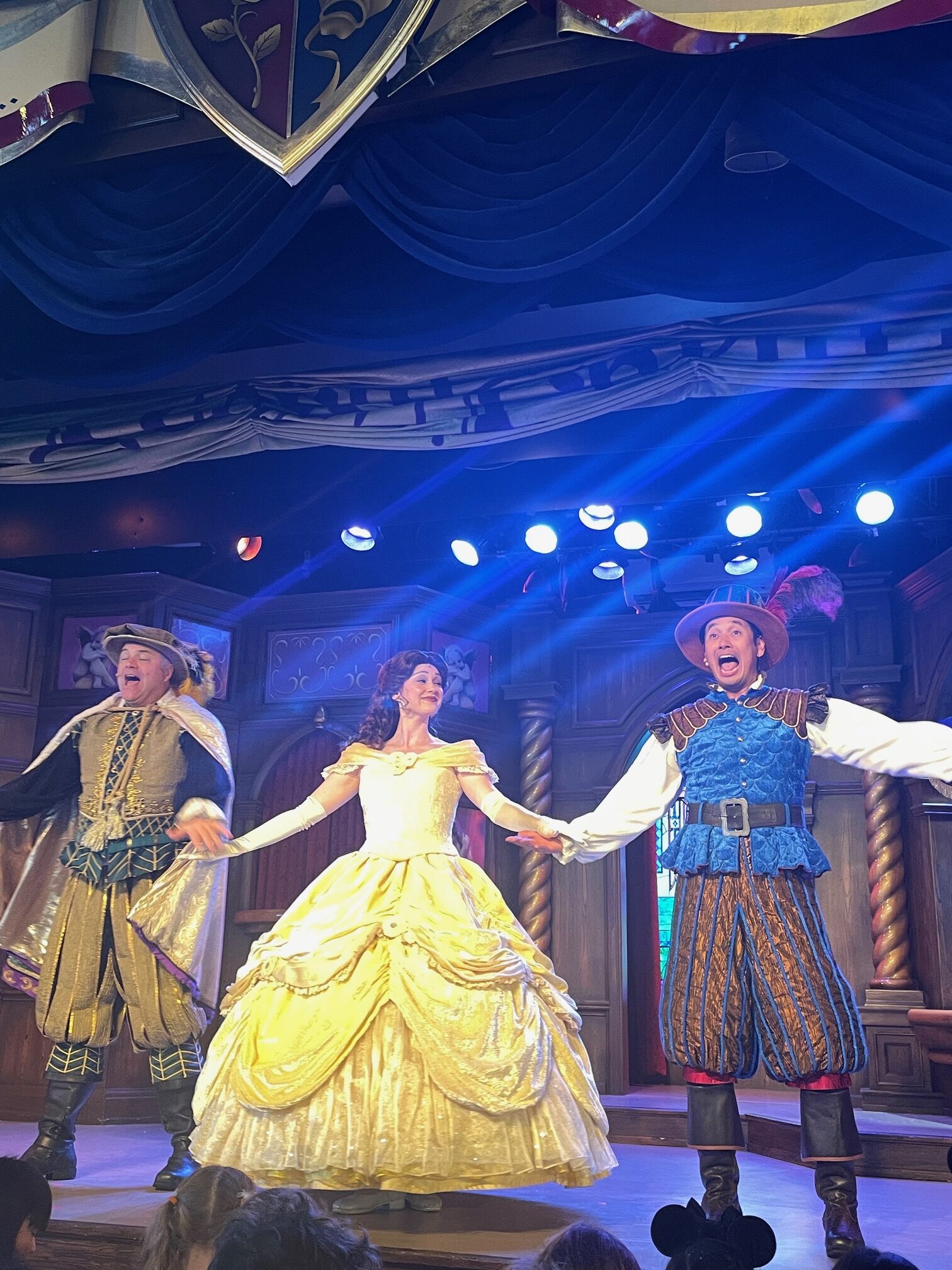 Beauty and the Beast stage show at Disneyland's Royal Theatre