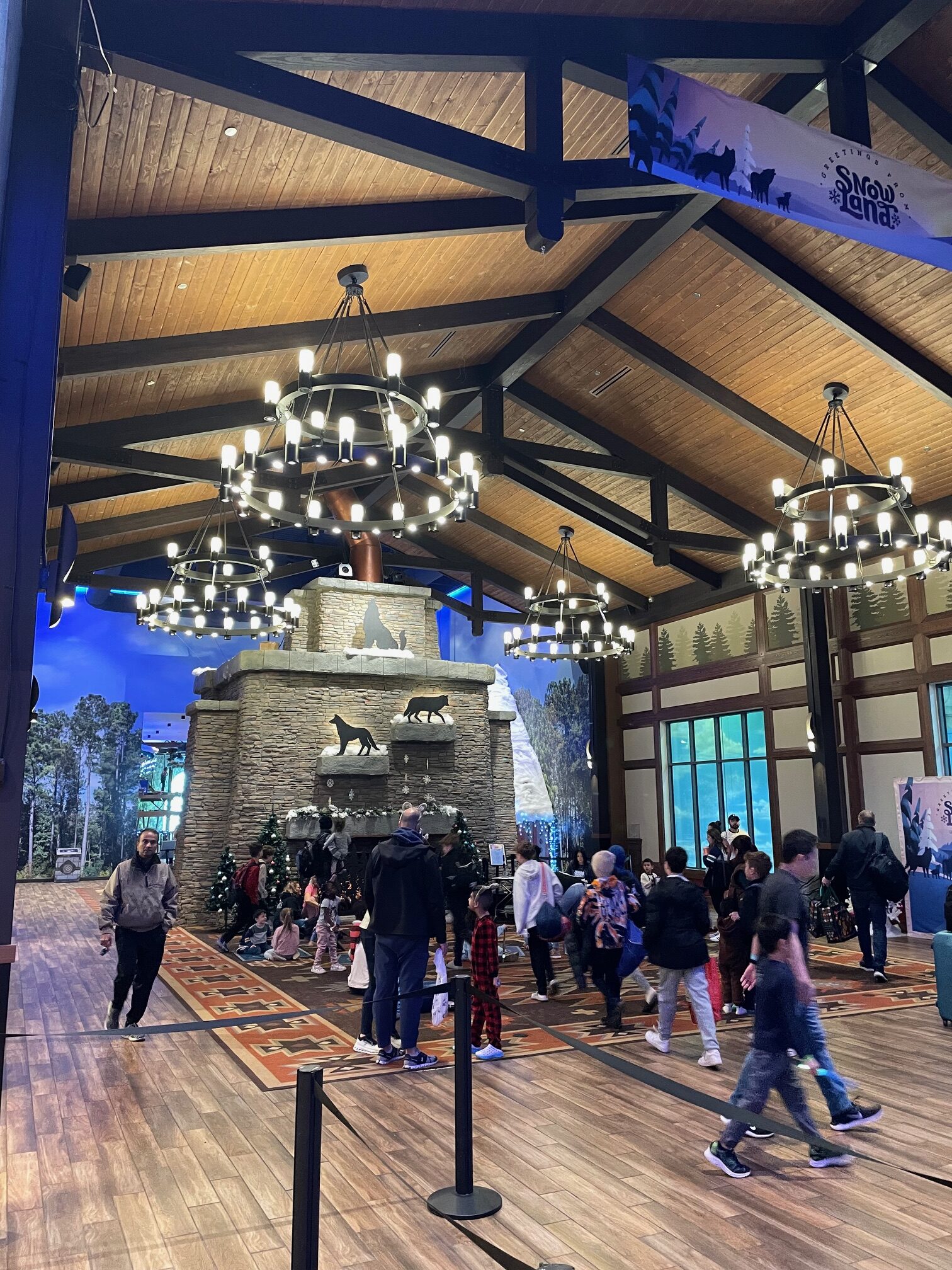 Great Wolf Lodge lobby
