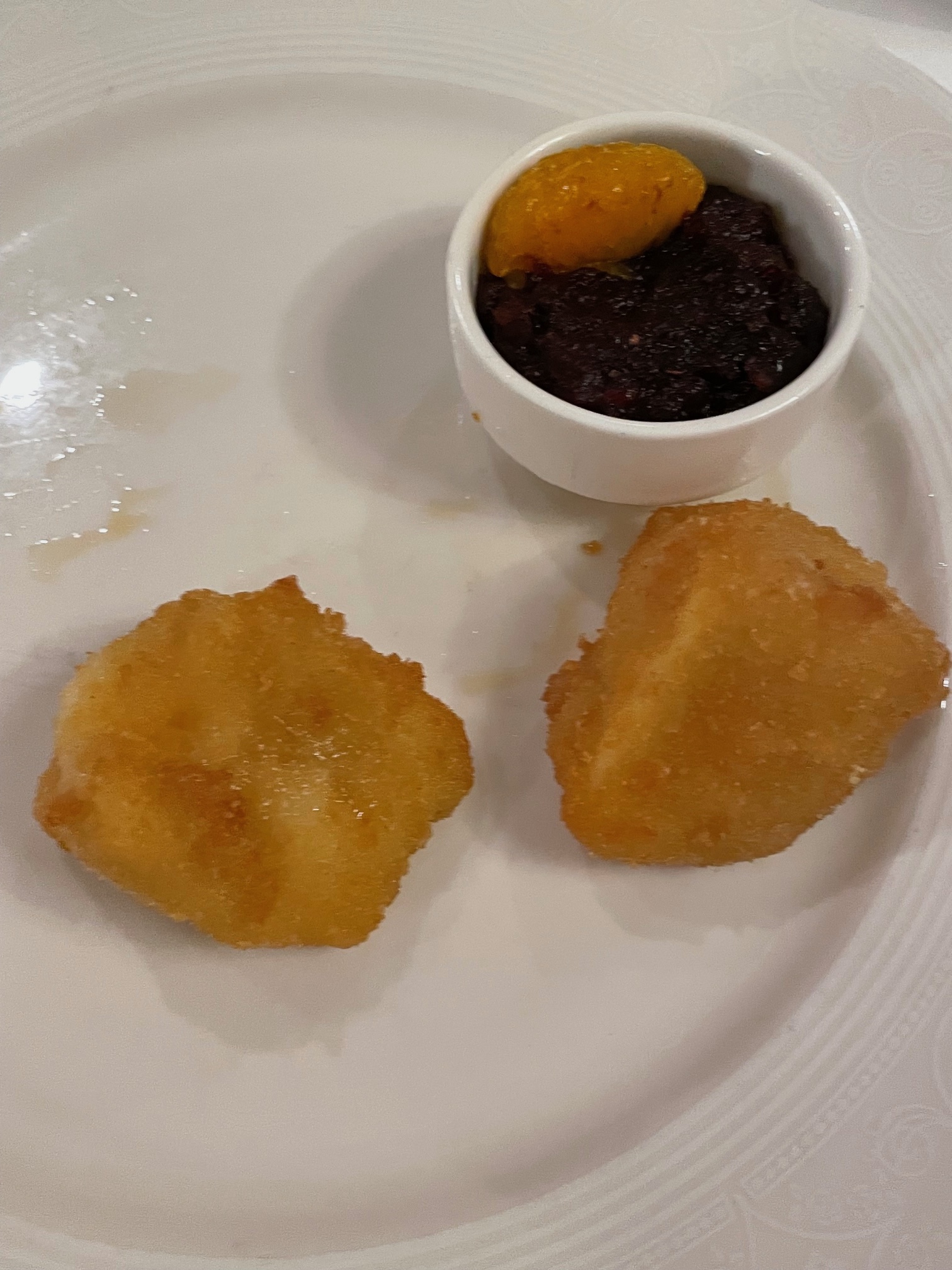IMG_5444 Deep-fried brie appetizer at Lumiere's