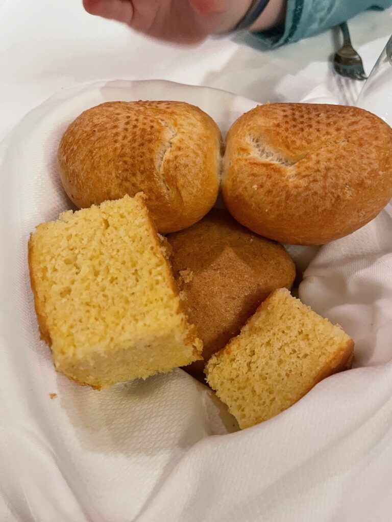 Cornbread on pirate night