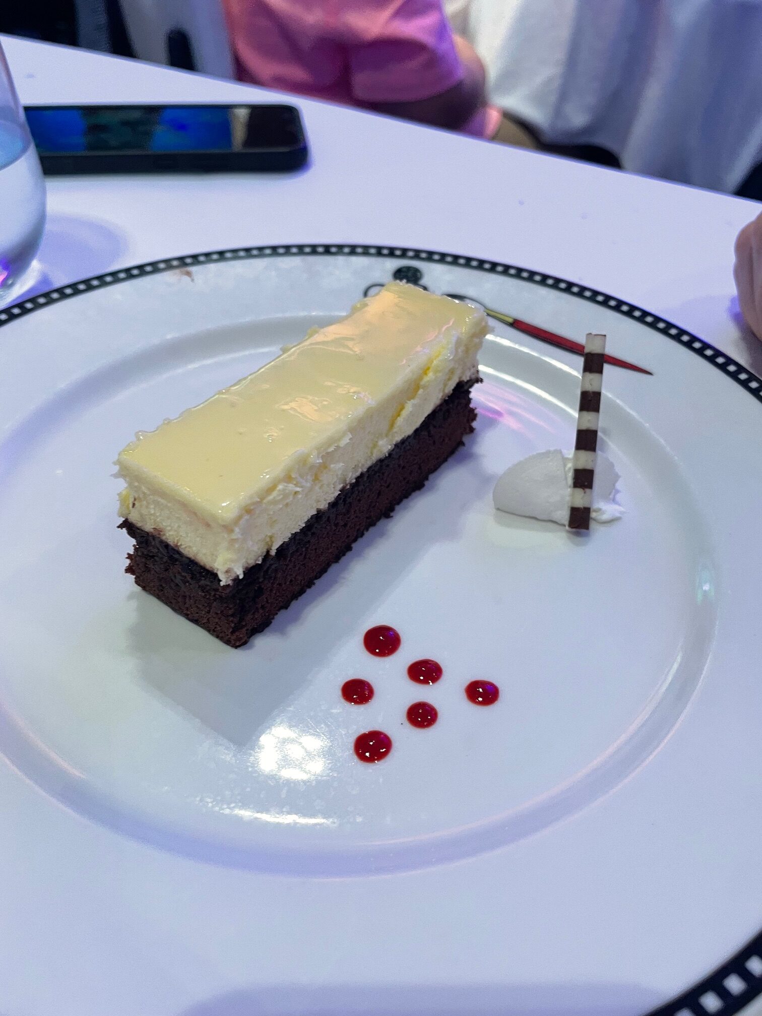 IMG_5767 Chocolate fudge cheesecake dessert at Animator's Palate