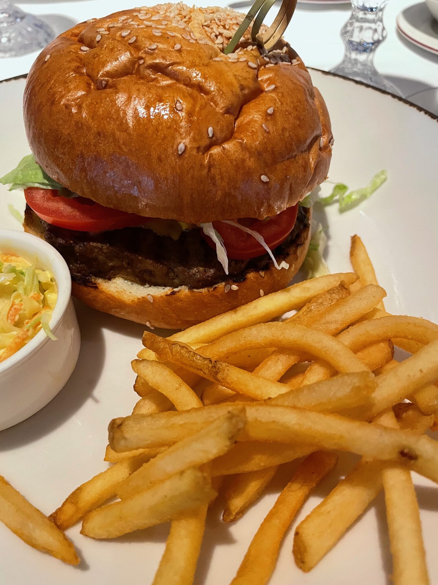 IMG_5620 Cheeseburger on Rapunzel's lunch menu